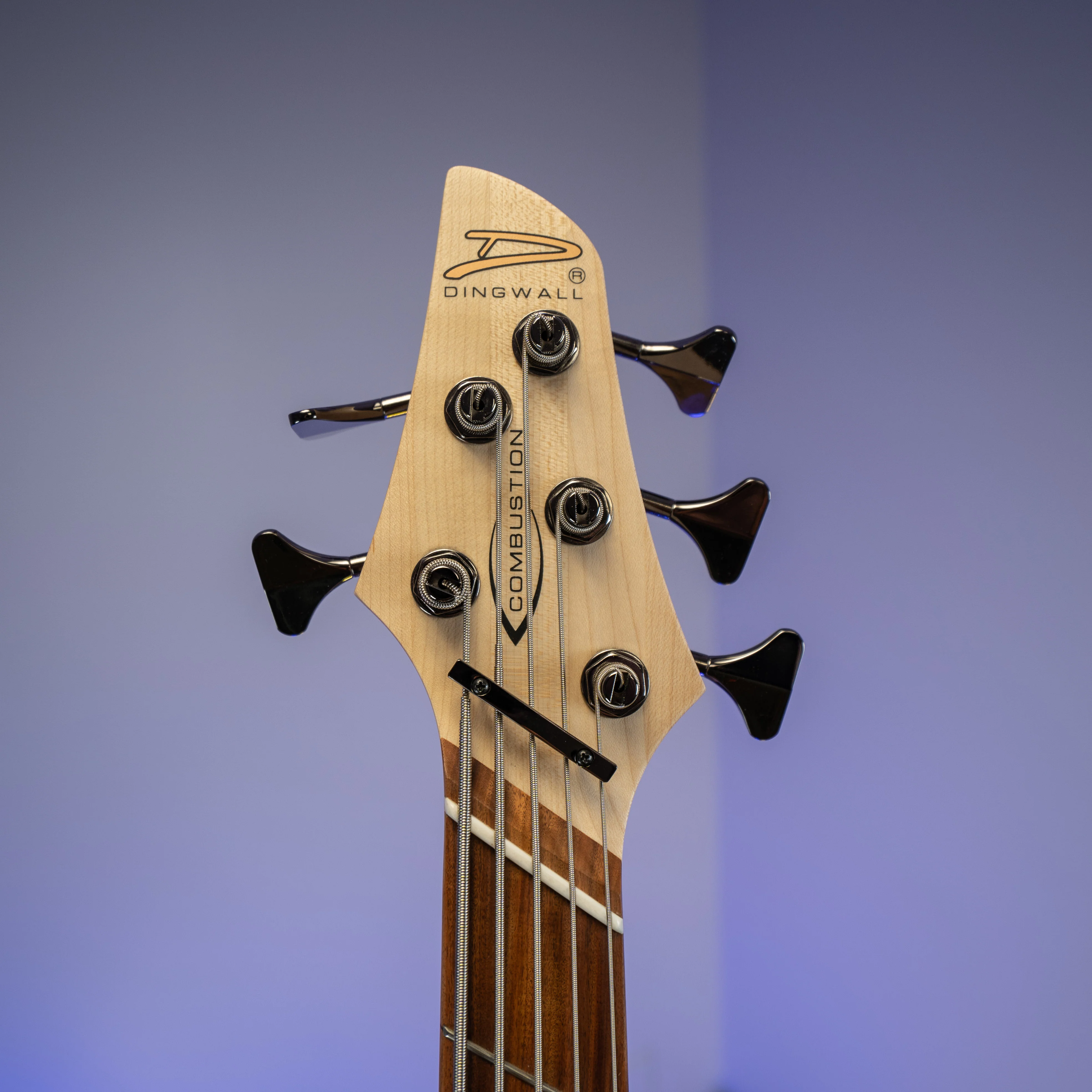 Dingwall 5-String Combustion 2X 10th Anniversary Amethyst Burst Pau Ferro Fretboard - B Stock - Image 7