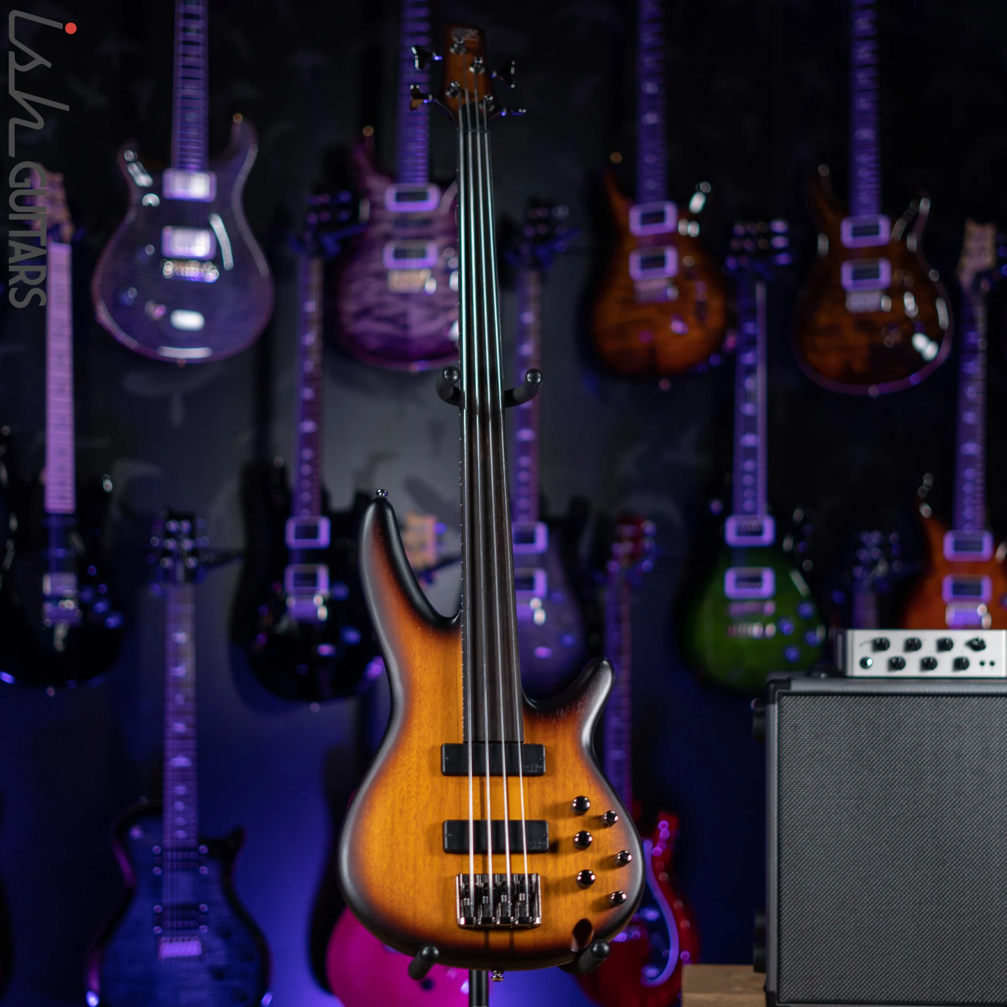 2020 Ibanez SDGR SF700 Bass Brown Burst Flat - Image 2