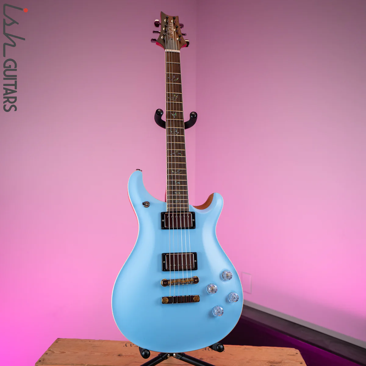 2020 PRS Paul Reed Smith McCarty 594 Wood Library Opaque Powder Blue Satin Brazilian - Image 2