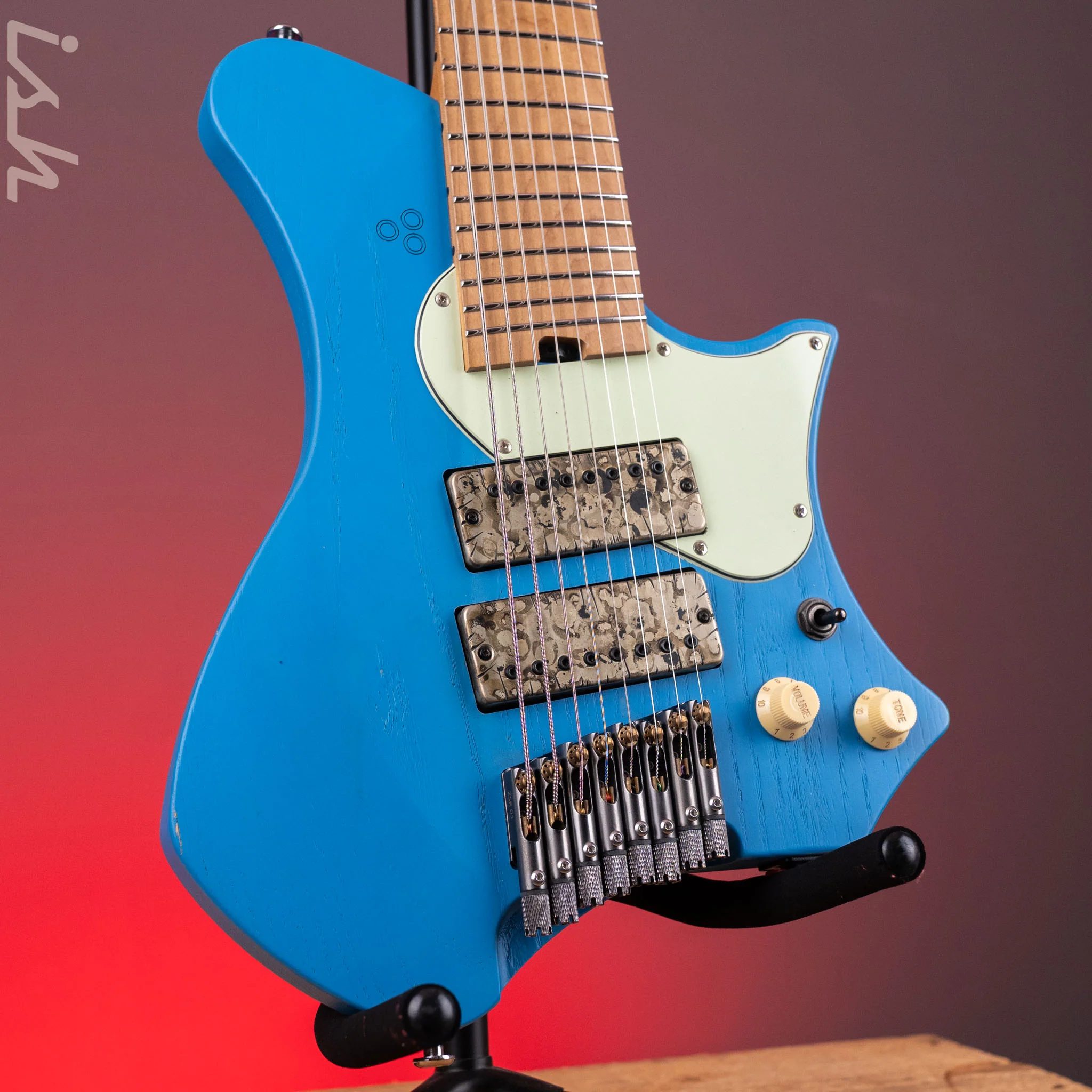 2020s GOC Satya 8-String Guitar Blue