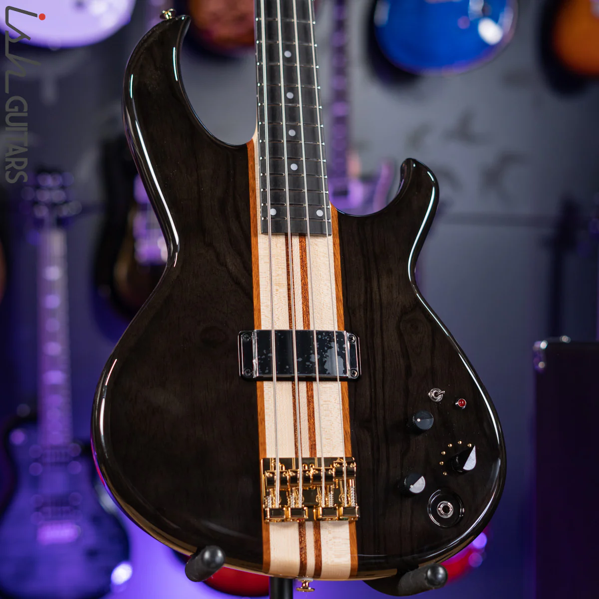 2021 Aria Pro II SB-1000 See-Through Black