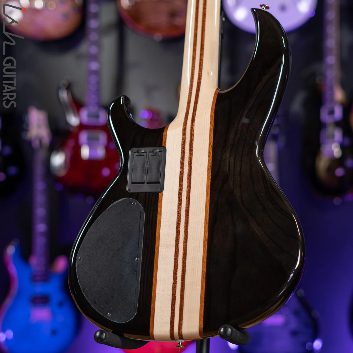 2021 Aria Pro II SB-1000 See-Through Black - Image 8