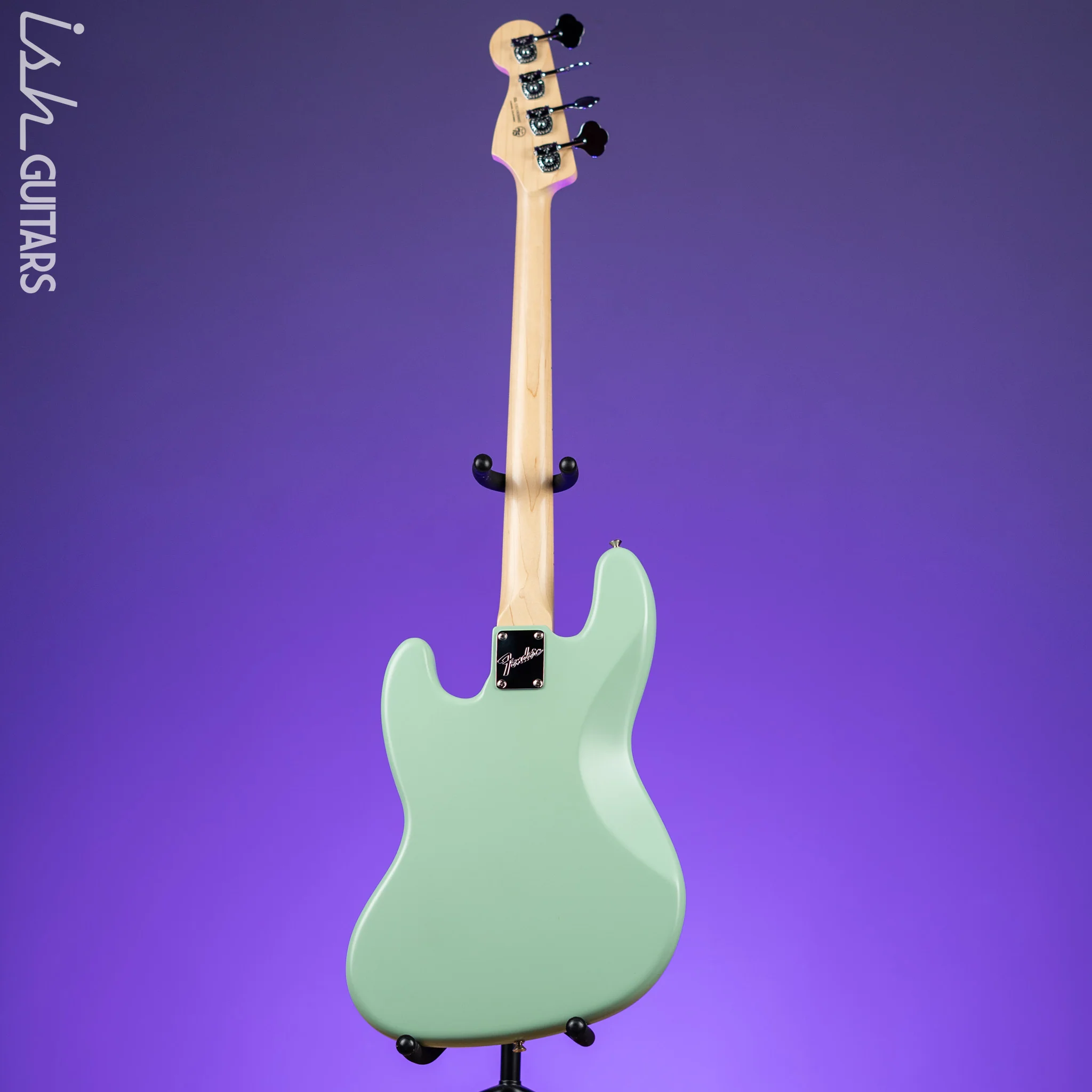 2021 Fender American Performer Jazz Bass Seafoam Green Satin - Image 9