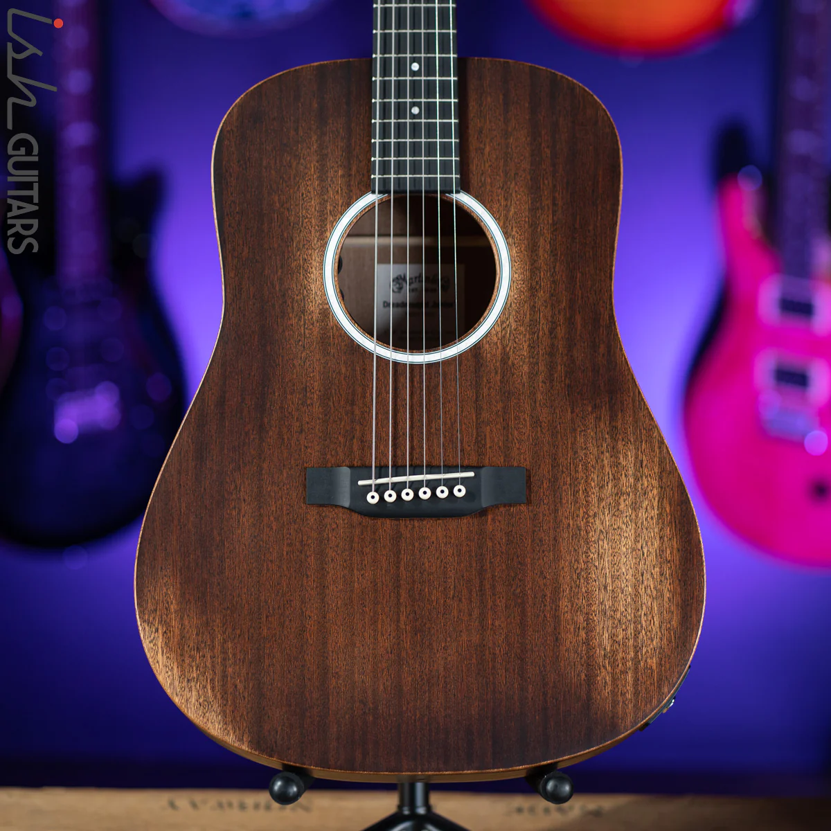 Martin DJr-10E Streetmaster Natural Sapele