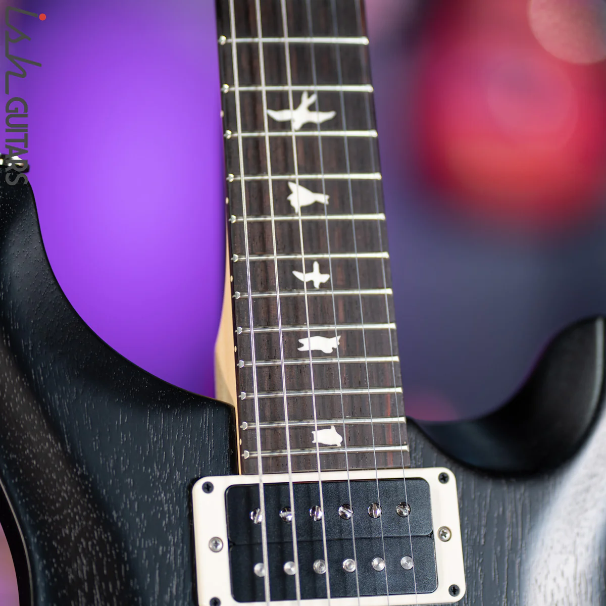 2021 PRS CE 24 Standard Satin Nitro Charcoal - Image 5
