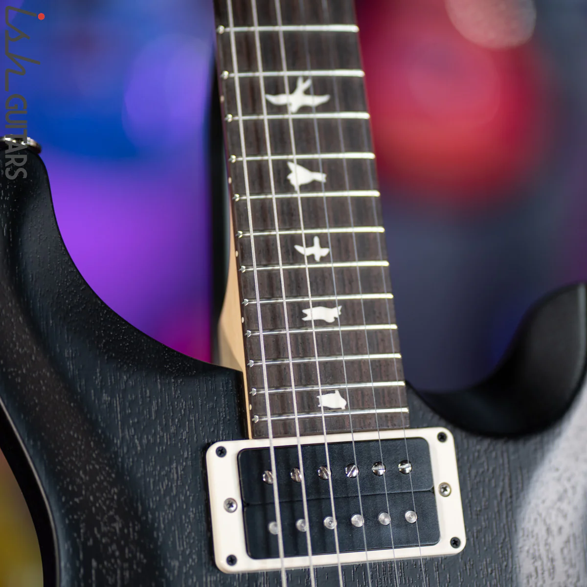 2021 PRS CE 24 Standard Satin Nitro Charcoal - Image 5