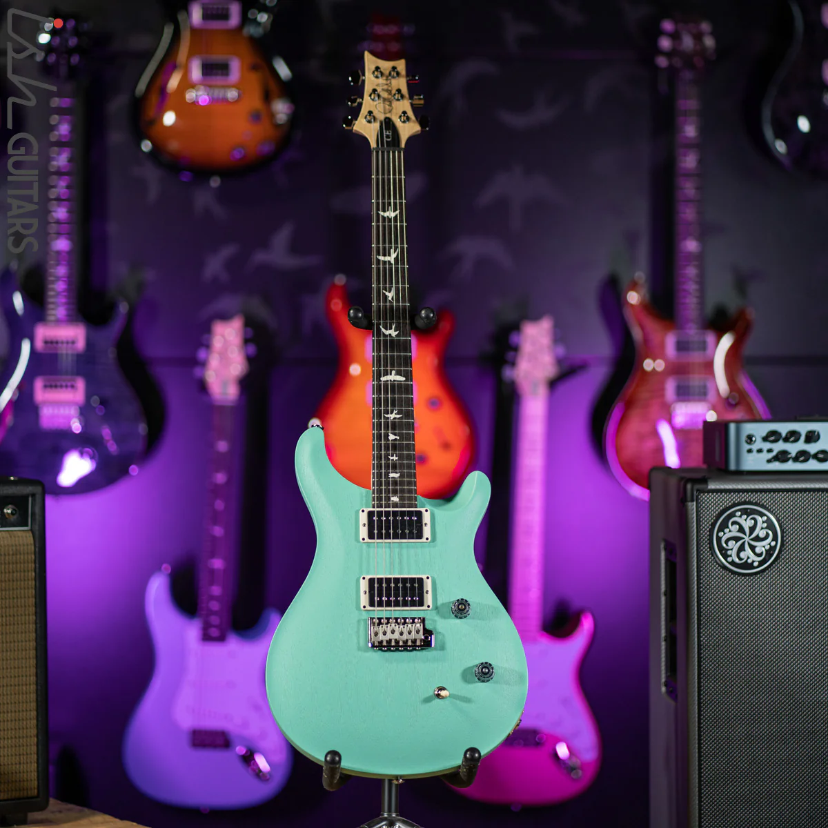 2021 PRS CE 24 Standard Satin Nitro Seafoam Green - Image 2