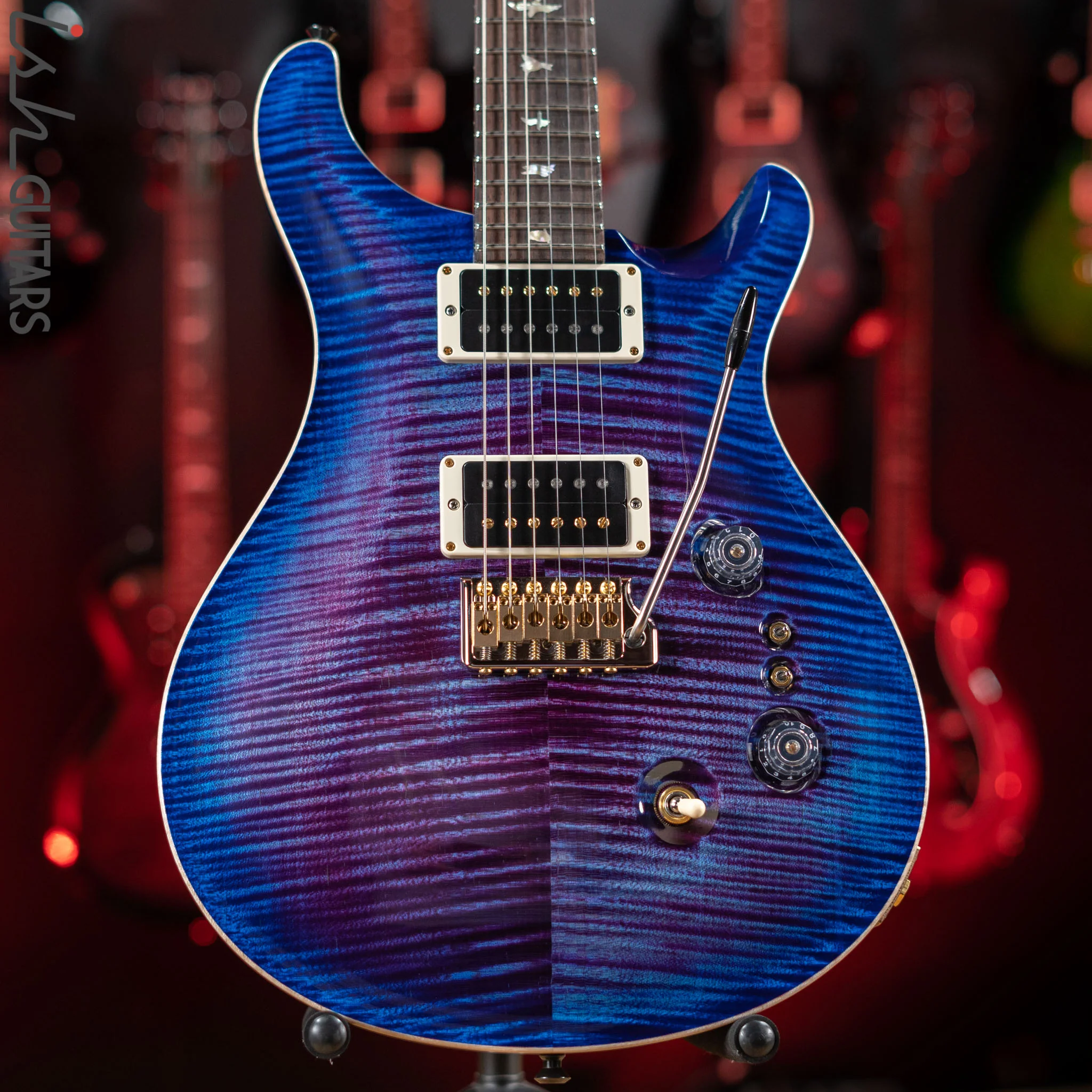 2021 PRS Custom 24 35th Anniversary Violet Blue Burst