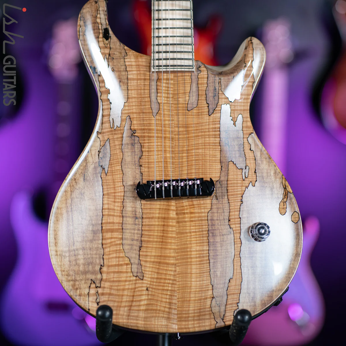 PRS Private Stock Custom 24 "Sculpture" Hollowbody Piezo Spalted Guitar