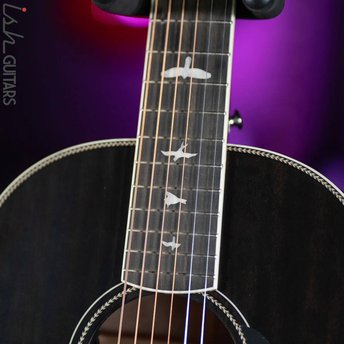 PRS SE P20E Parlor Acoustic Electric Charcoal Store Demo - Image 5
