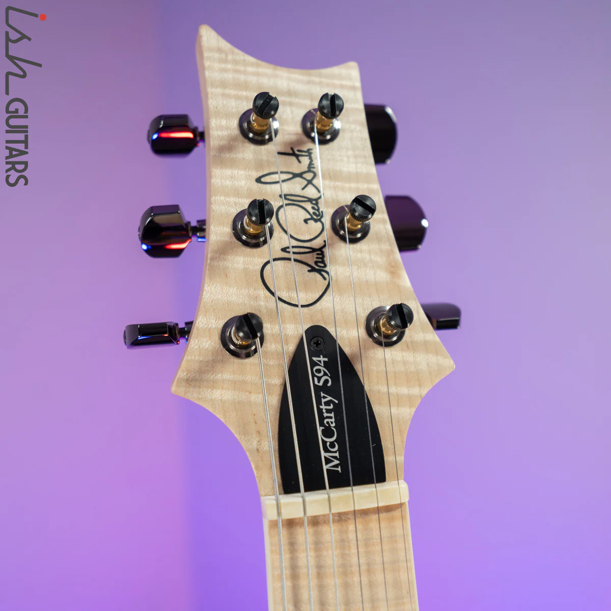 PRS McCarty 594 Hollowbody II Wood Library Frost Blue Metallic Satin - Image 7
