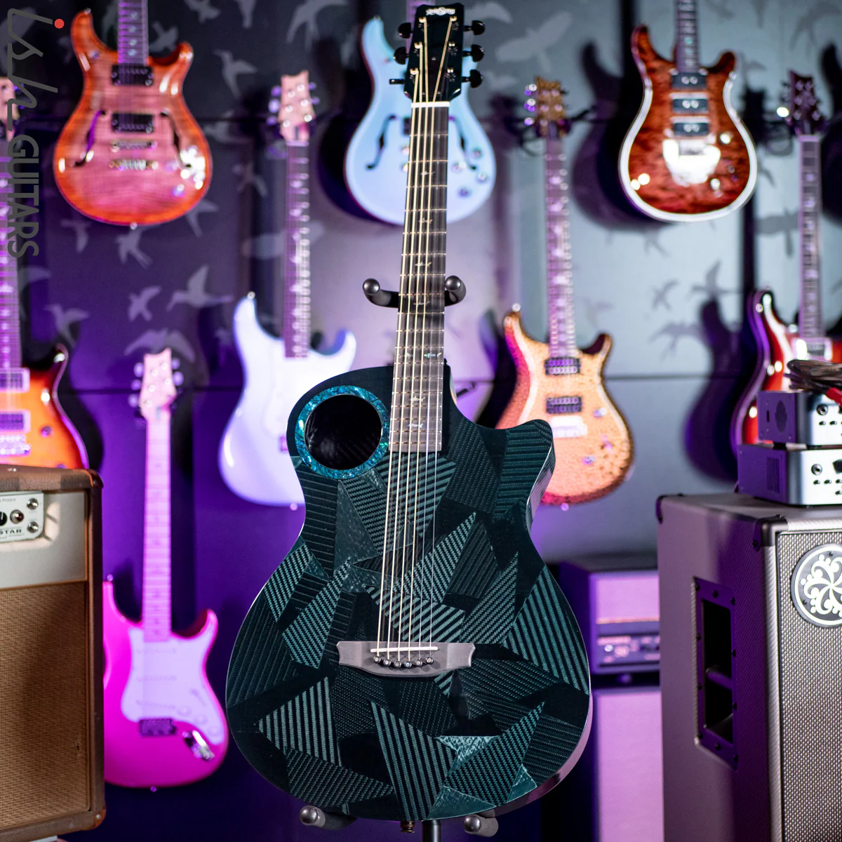 RainSong 25th Anniversary Black Ice Acoustic Guitar - Image 2