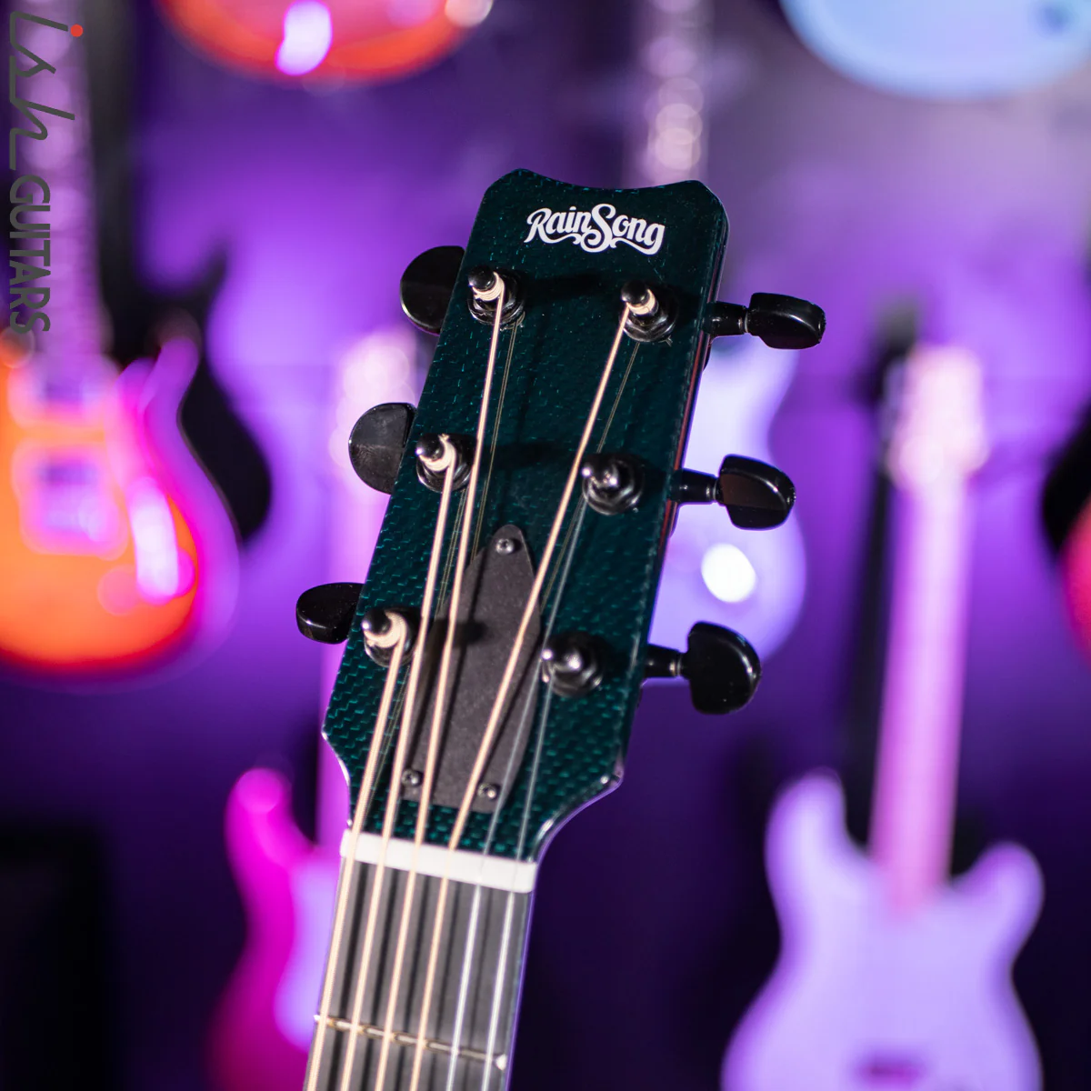 RainSong 25th Anniversary Black Ice Acoustic Guitar - Image 7