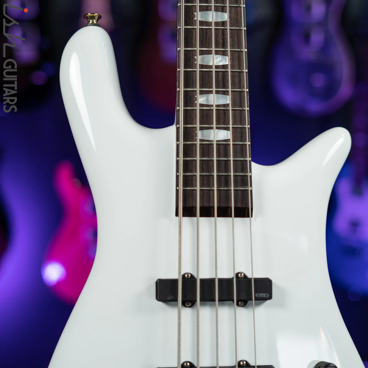 Spector Euro 5 Classic 5-String Bass White Gloss Demo - Image 3