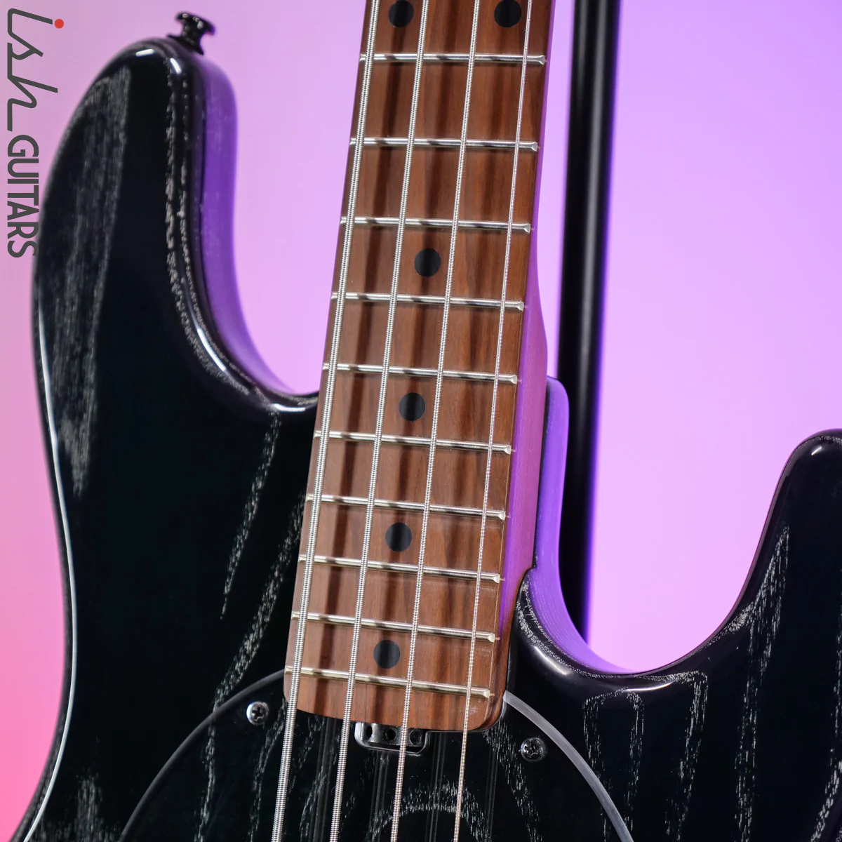 Sterling by Music Man StingRay Ray34 Ash Black - Image 5