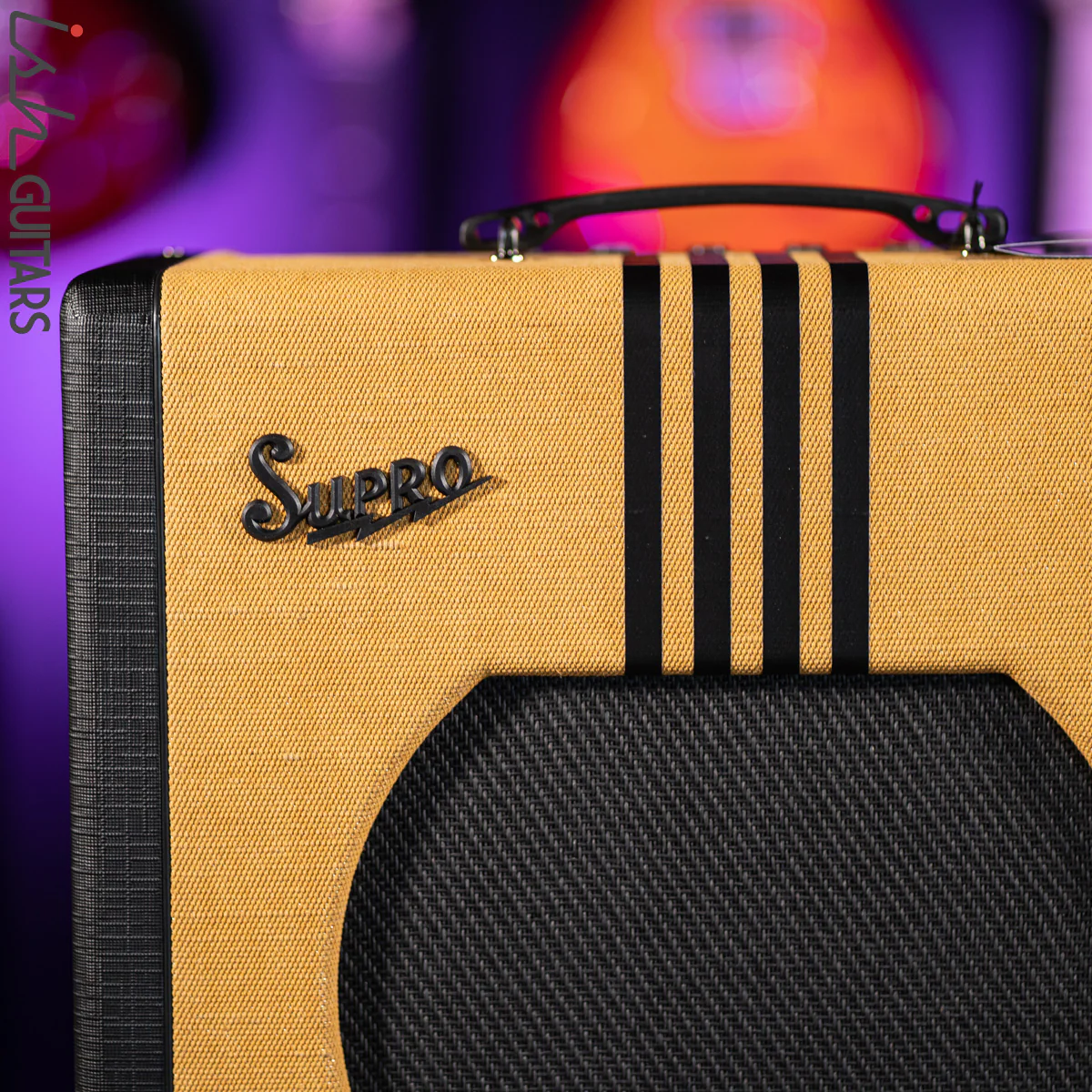 Supro Delta King 12 15W Tube Guitar Amp Tweed and Black - Image 2