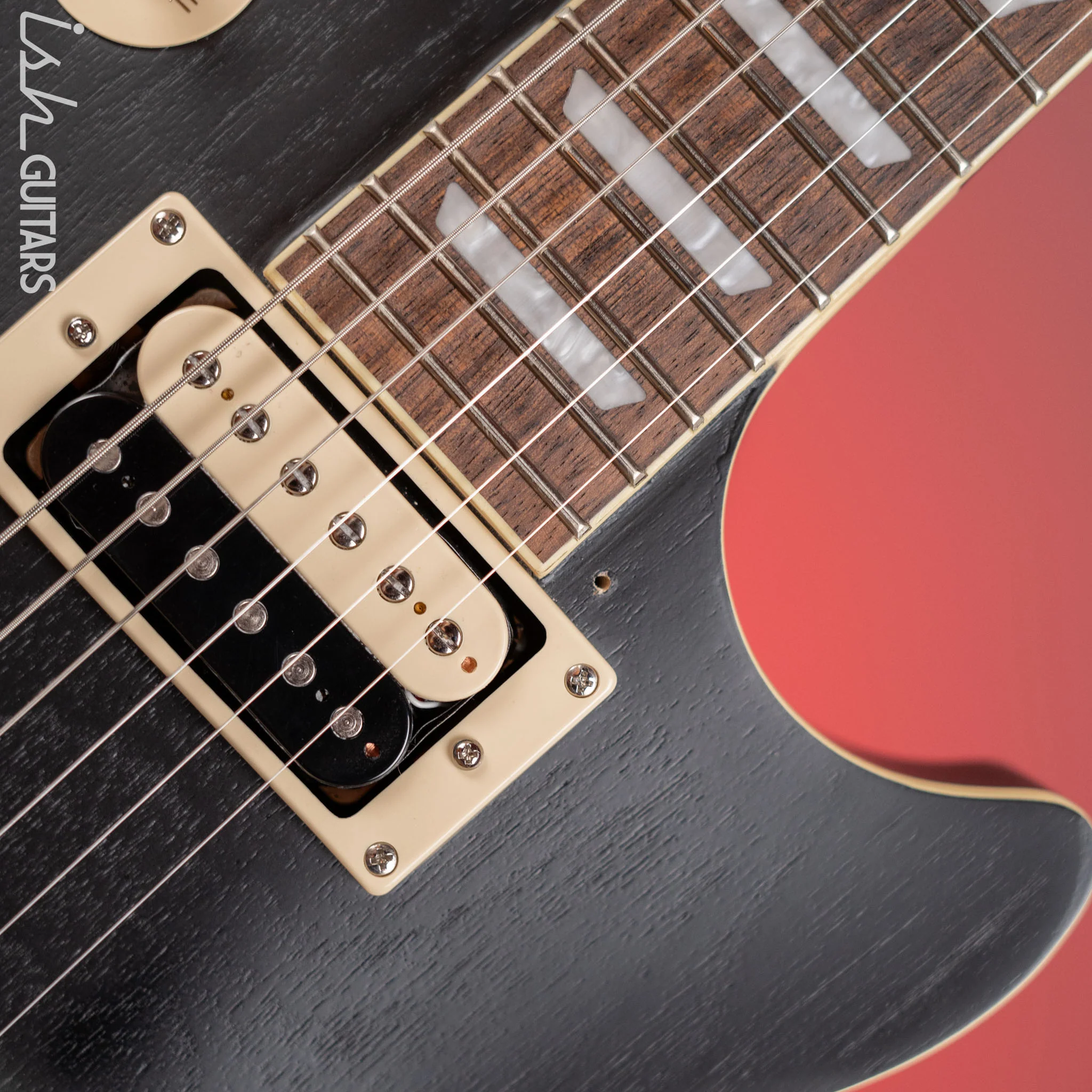 2022 Epiphone Les Paul Traditional Pro IV Ebony - Image 4