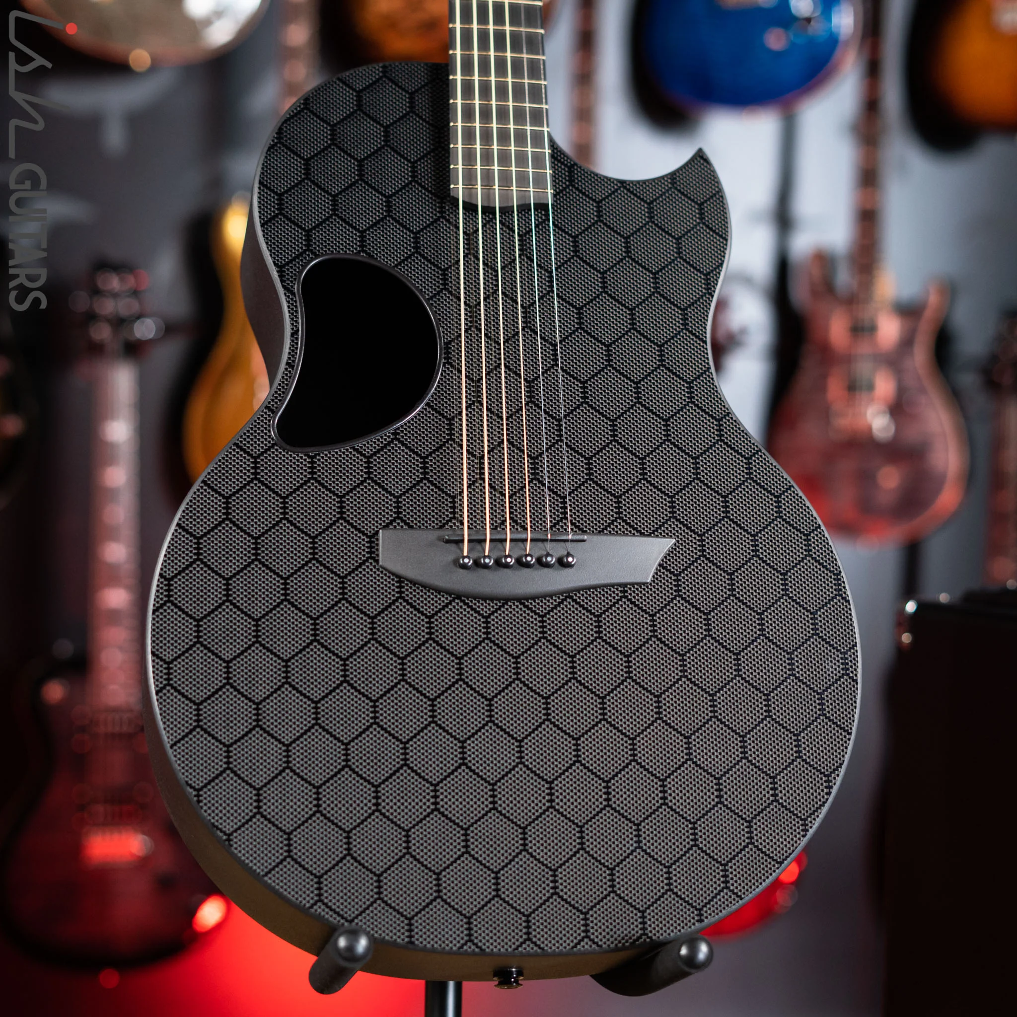2022 McPherson Sable Carbon Fiber Acoustic Electric Guitar Honeycomb Gloss