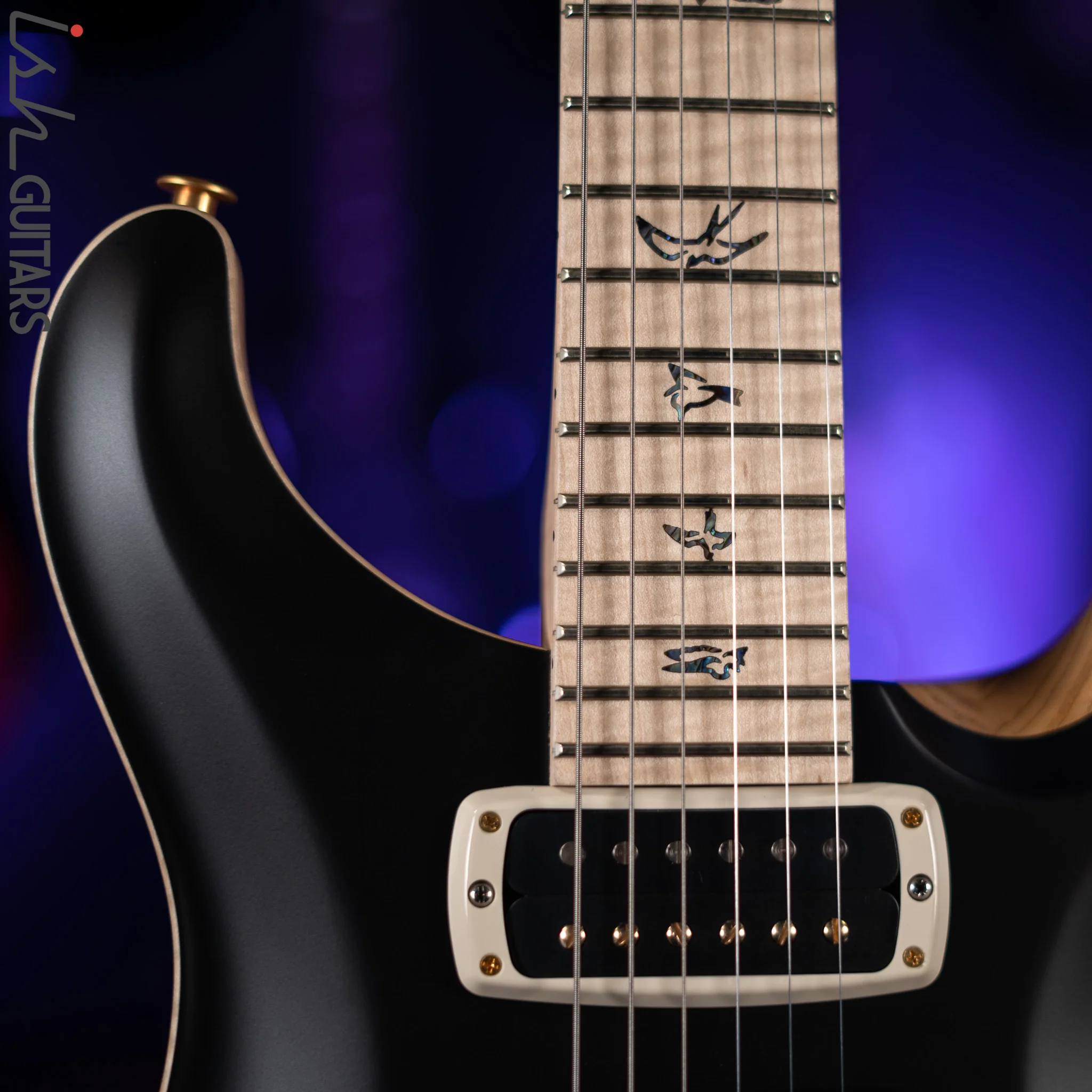 PRS Wood Library Modern Eagle V Satin Opaque Black - Image 3