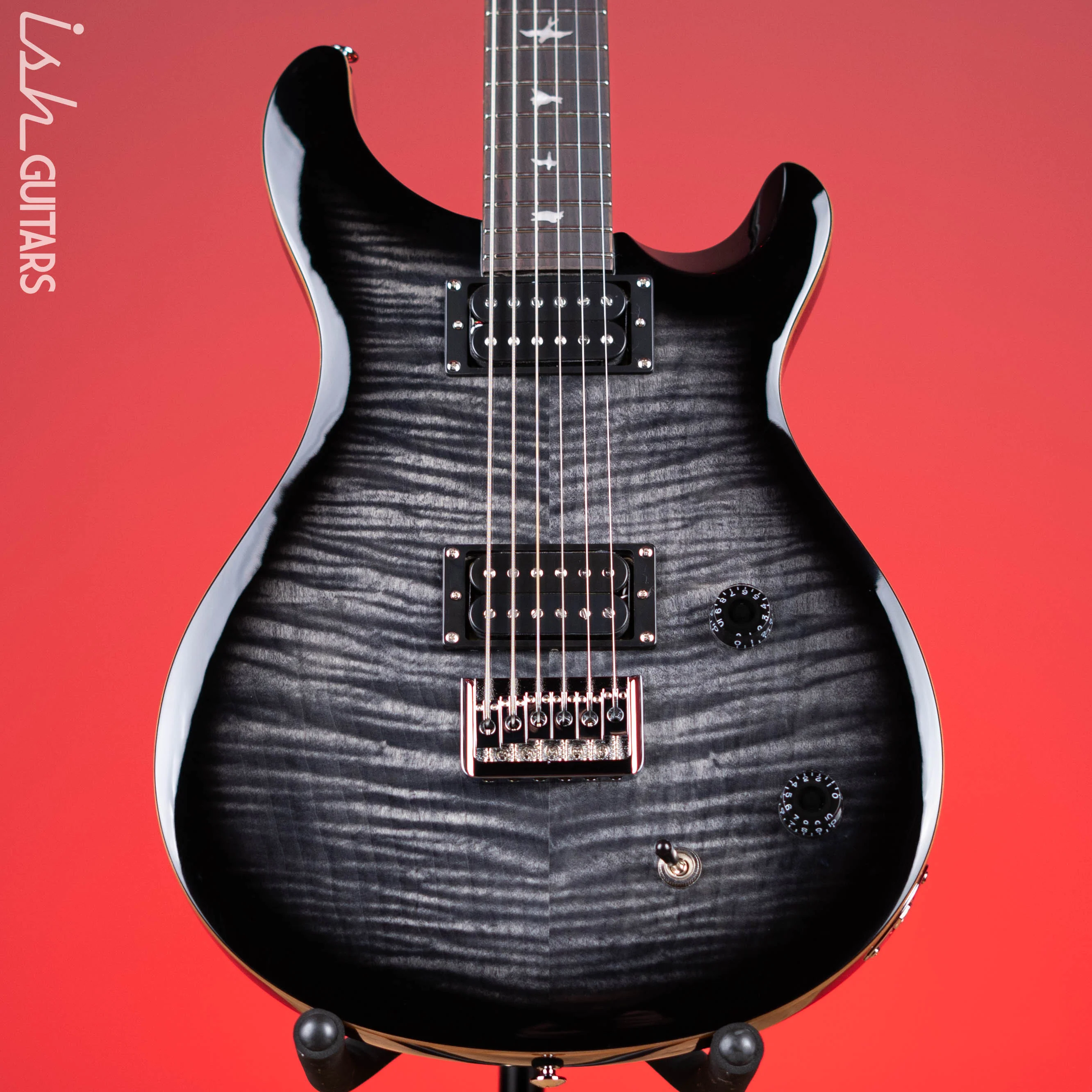 PRS SE 277 Baritone Charcoal Burst