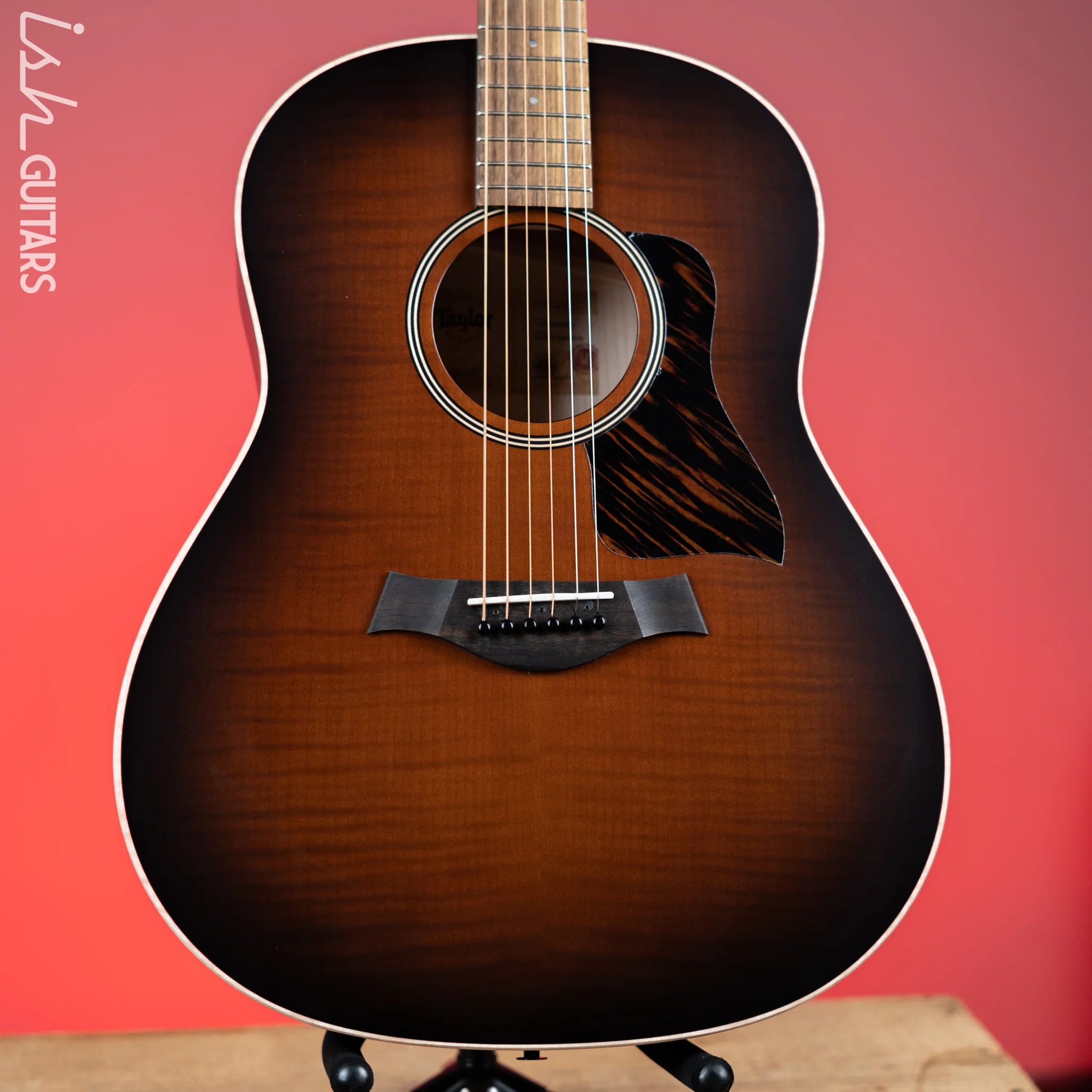 2022 Taylor American Dream AD27e Grand Pacific Flametop Woodsmoke