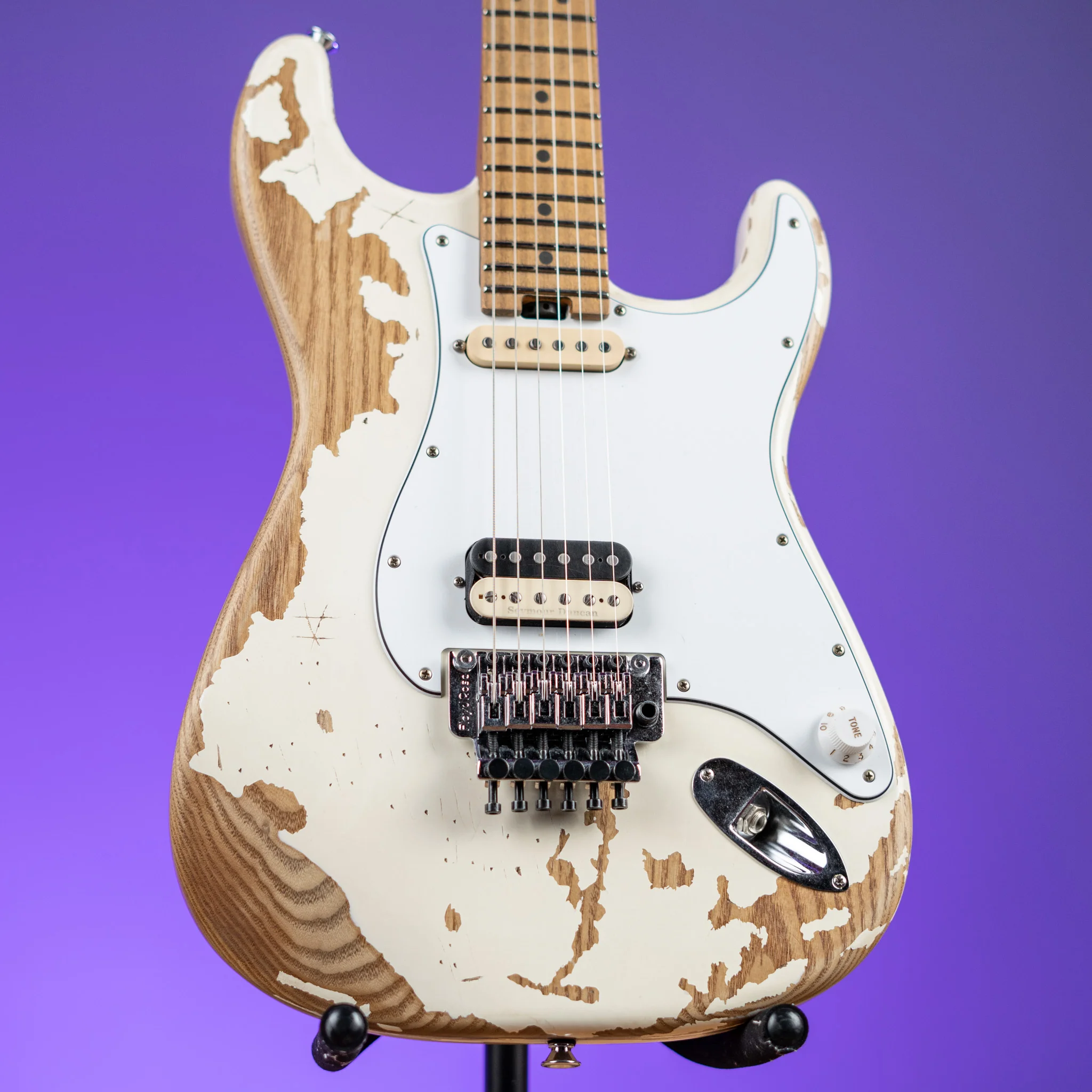 Charvel Henrik Danhage Limited Edition Signature Pro-Mod So-Cal Style 1 Guitar White Relic
