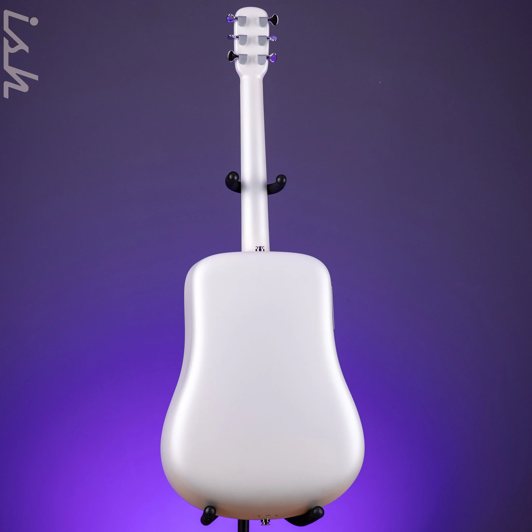 2023 LAVA ME 4 Carbon 38" Smart Acoustic-Electric Guitar White (w/ Airflow Bag) - Image 8