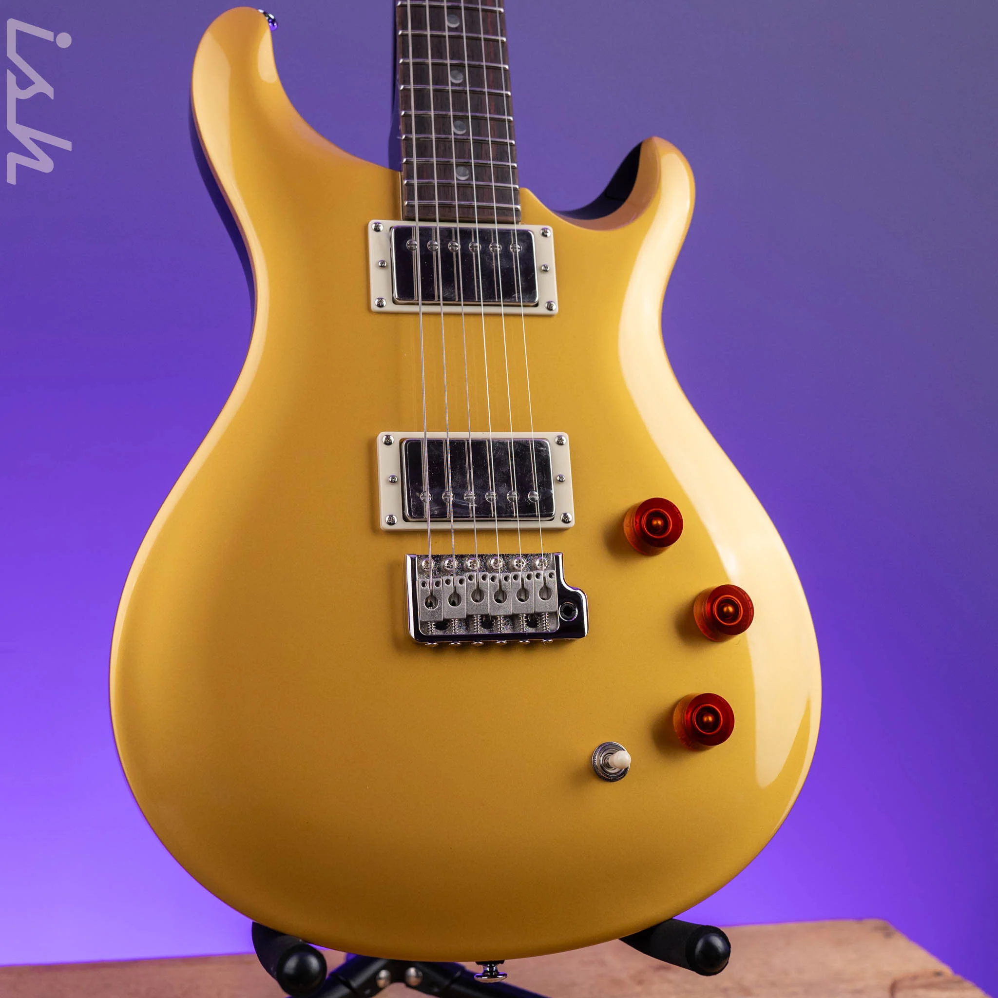 PRS SE DGT David Grissom Electric Guitar Gold Top