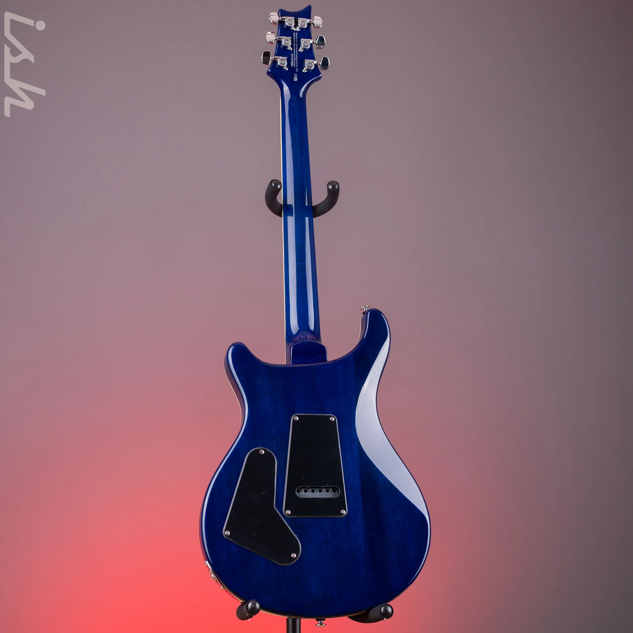 2023 PRS SE Standard 24-08 Electric Guitar Translucent Blue - Image 8