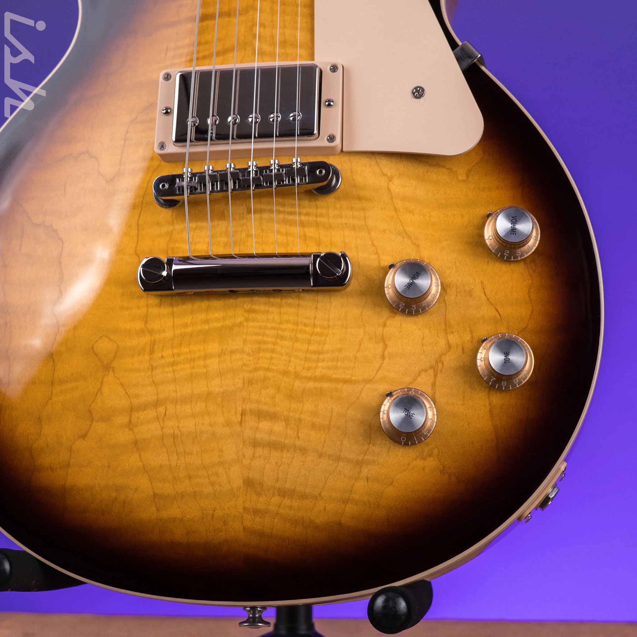 2024 Gibson Les Paul Standard '60s Custom Shop Top - Sugarbucker Pickups - Tobacco Burst - Image 4