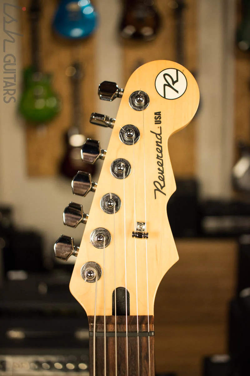 2005 USA Reverend Wolfman Advanced Anodized Aluminum Blue Bass Contour - Image 5
