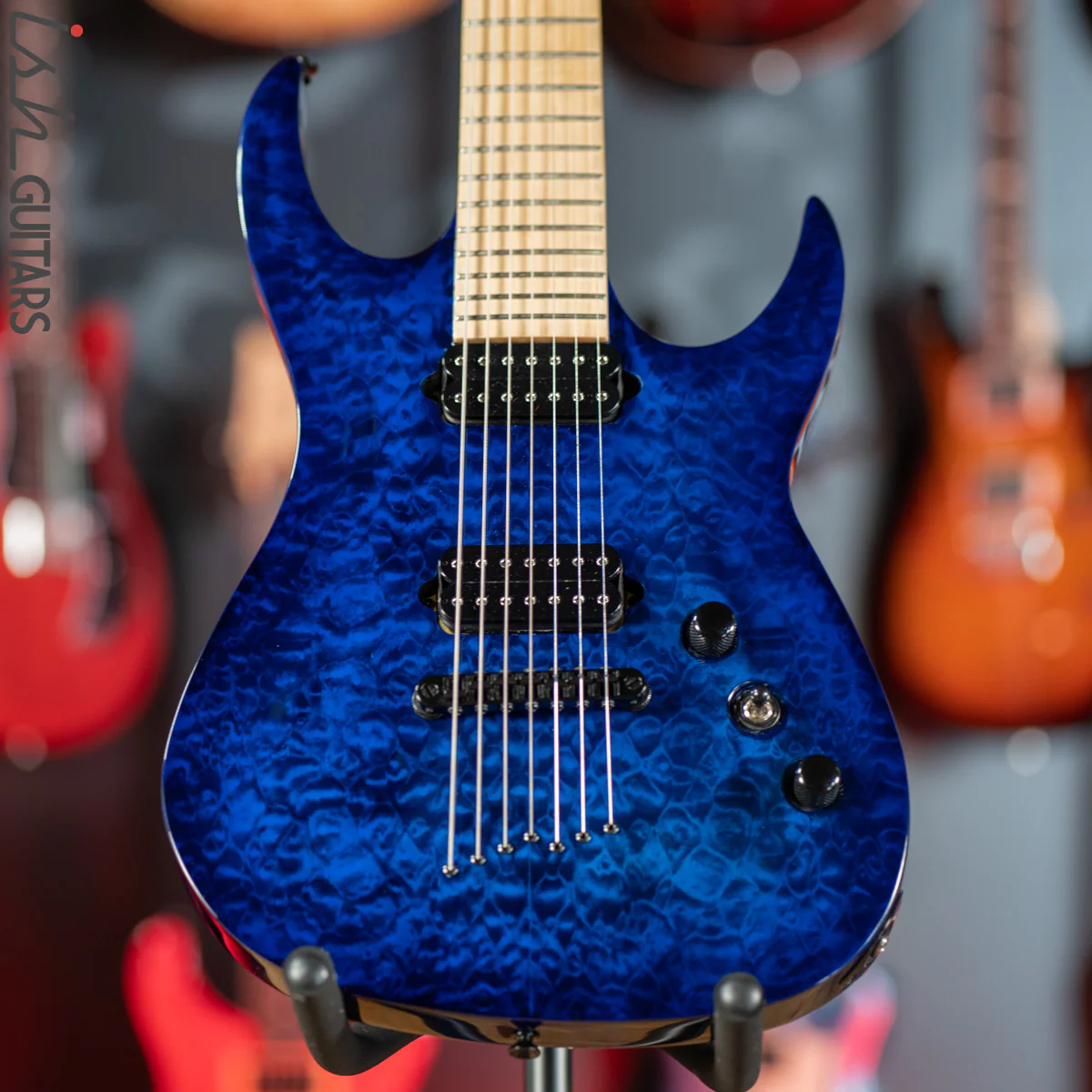 Agile Septor 727 7-String Tribal Blue