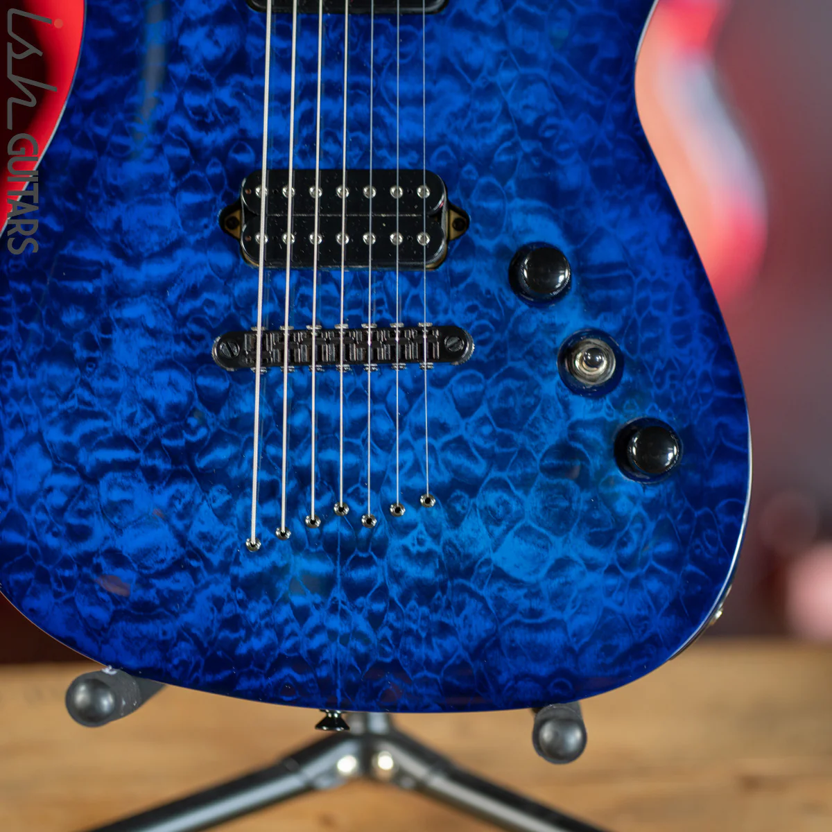 Agile Septor 727 7-String Tribal Blue - Image 4