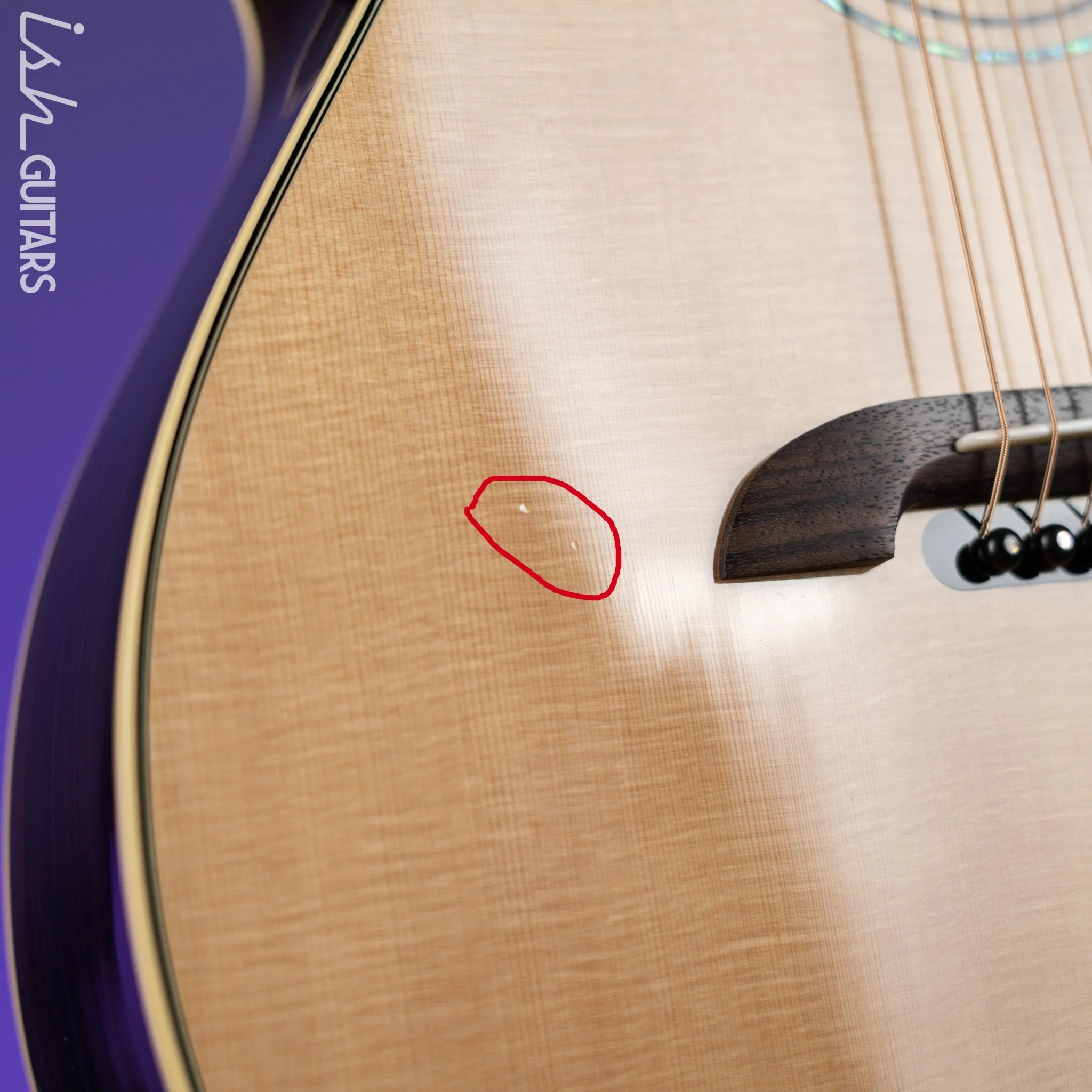 Alvarez Yairi FY70CE Standard Folk Cutaway Natural B-Stock - Image 6