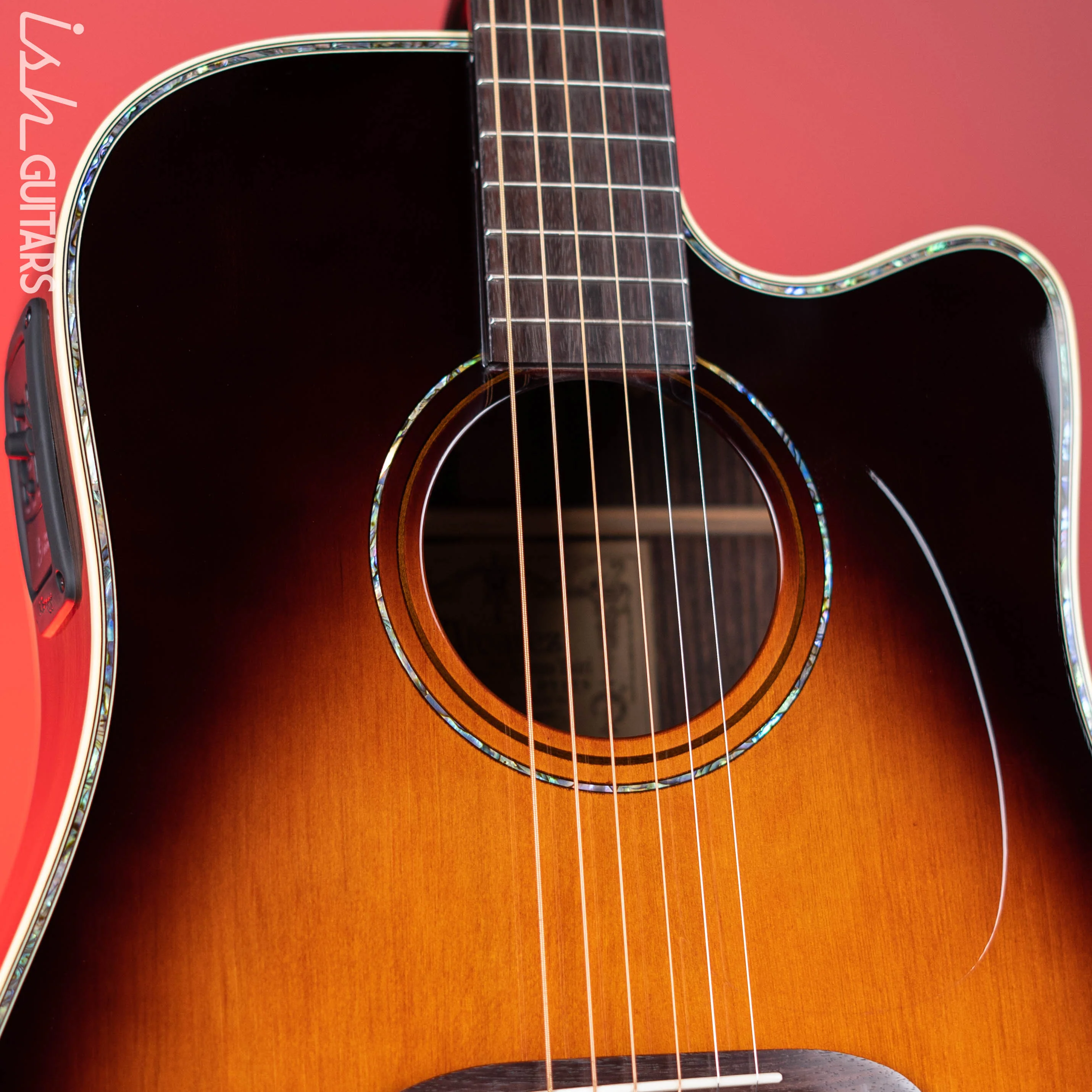 Alvarez Yairi Stage Dreadnought DY1TS Acoustic Electric Guitar Cutaway Natural - Image 3