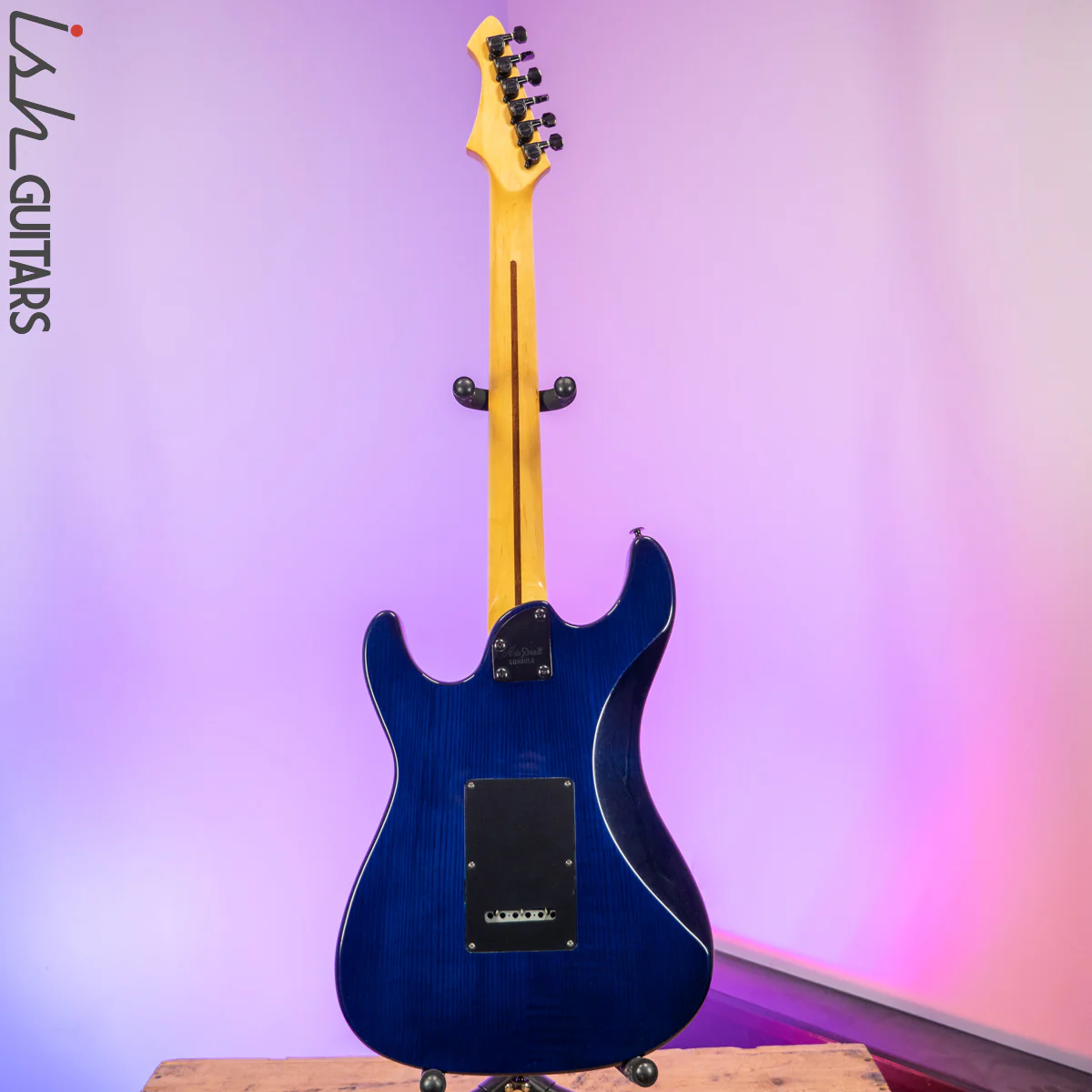 Aria Pro II Fullerton Strat HSS Dark Translucent Blue - Image 10