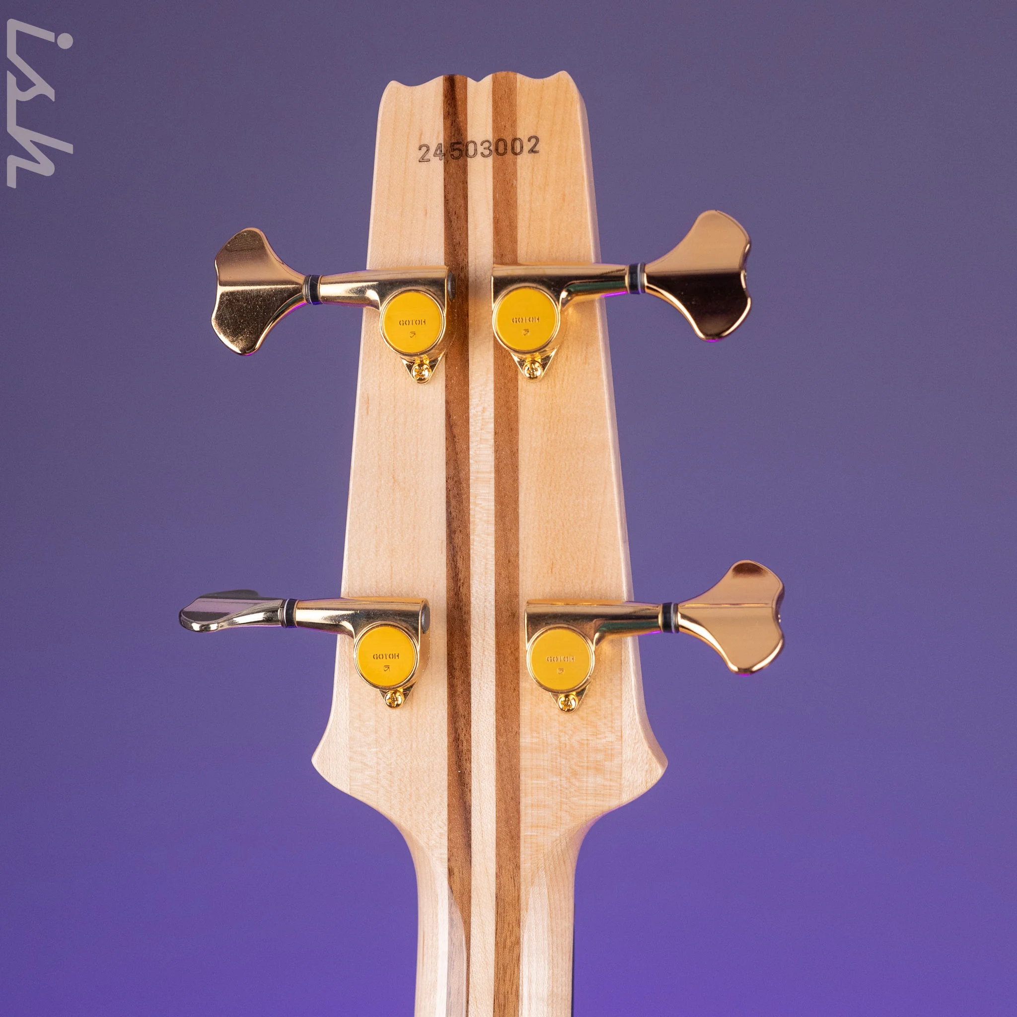 Aria Pro II SB-1000 4-String Bass Natural Oak - Image 10