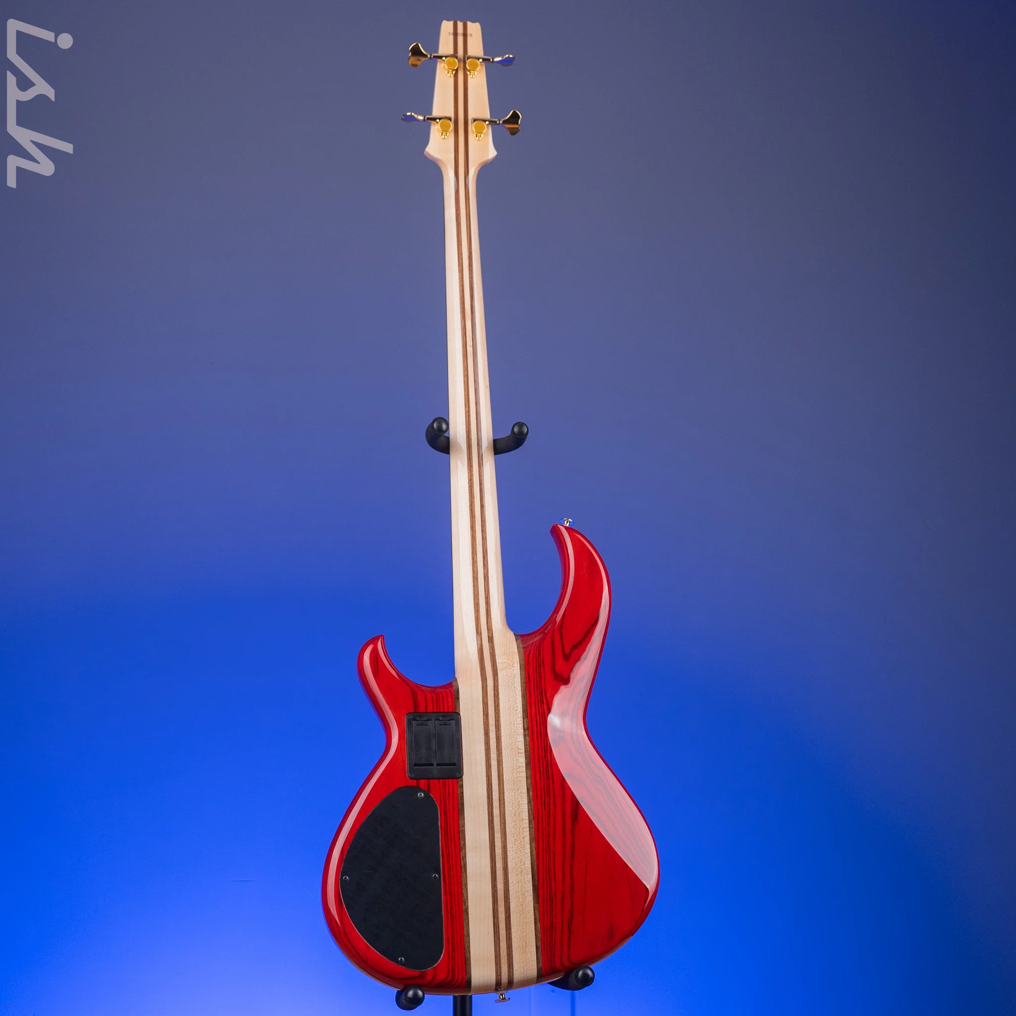 Aria Pro II SB-1000 4-String Bass Padouk Red - Image 6