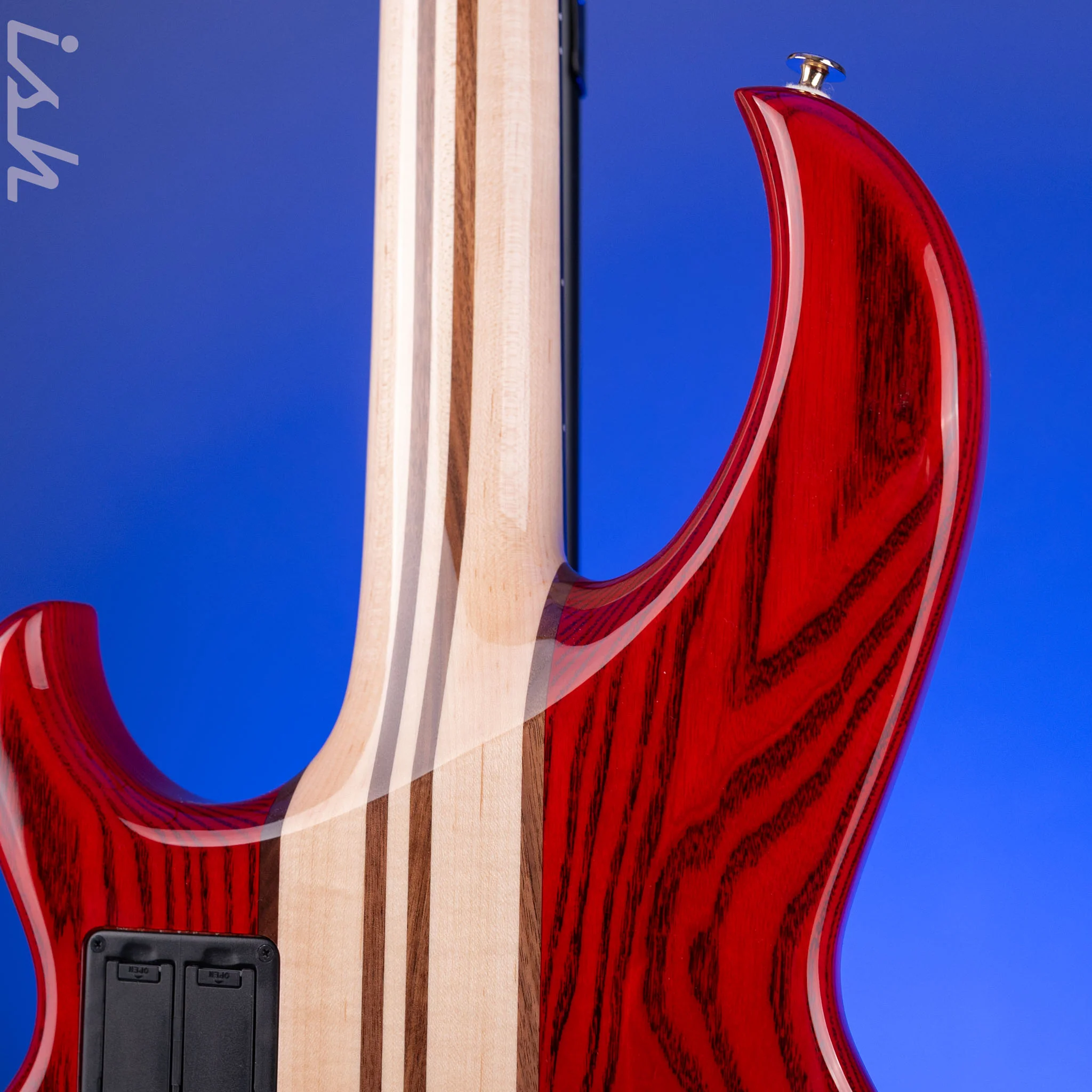 Aria Pro II SB-1000 Bass 4-String Paduak Red - Image 9