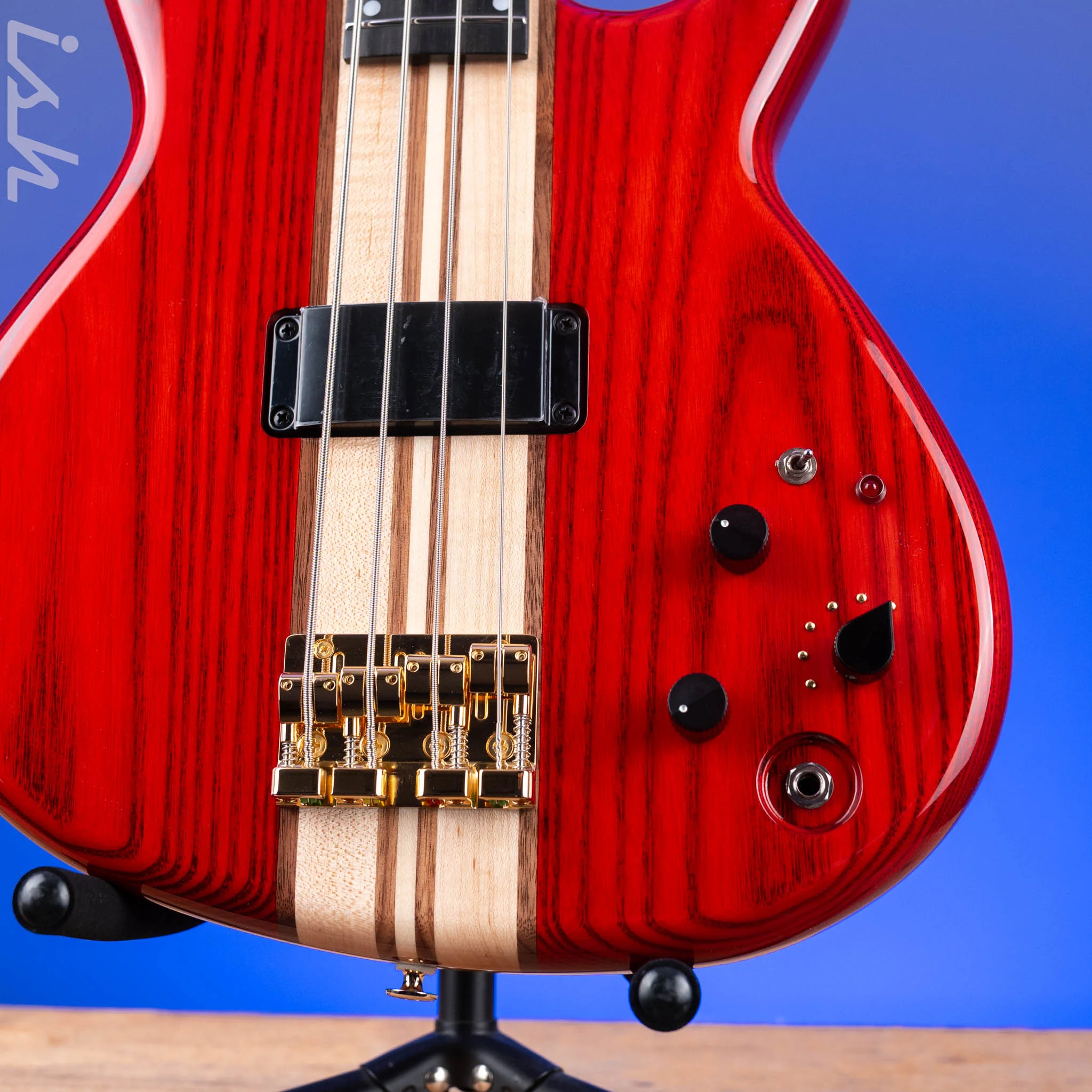 Aria Pro II SB-1000 Bass 4-String Paduak Red - Image 5