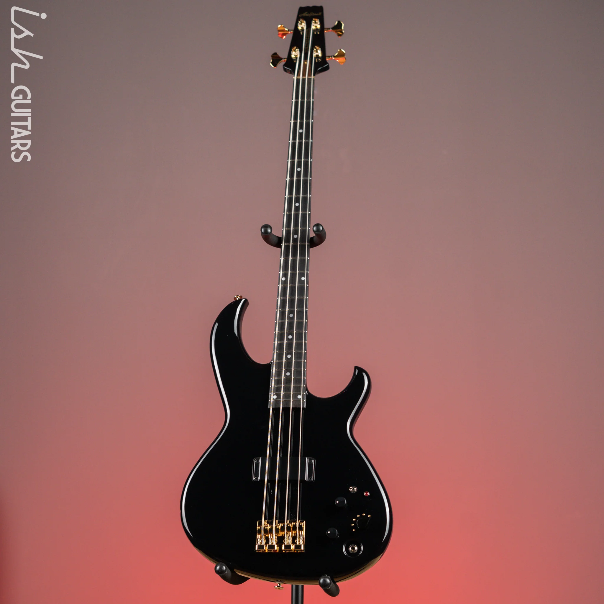 Aria SB-1000 4-String Bass Black NAMM Demo - Image 2
