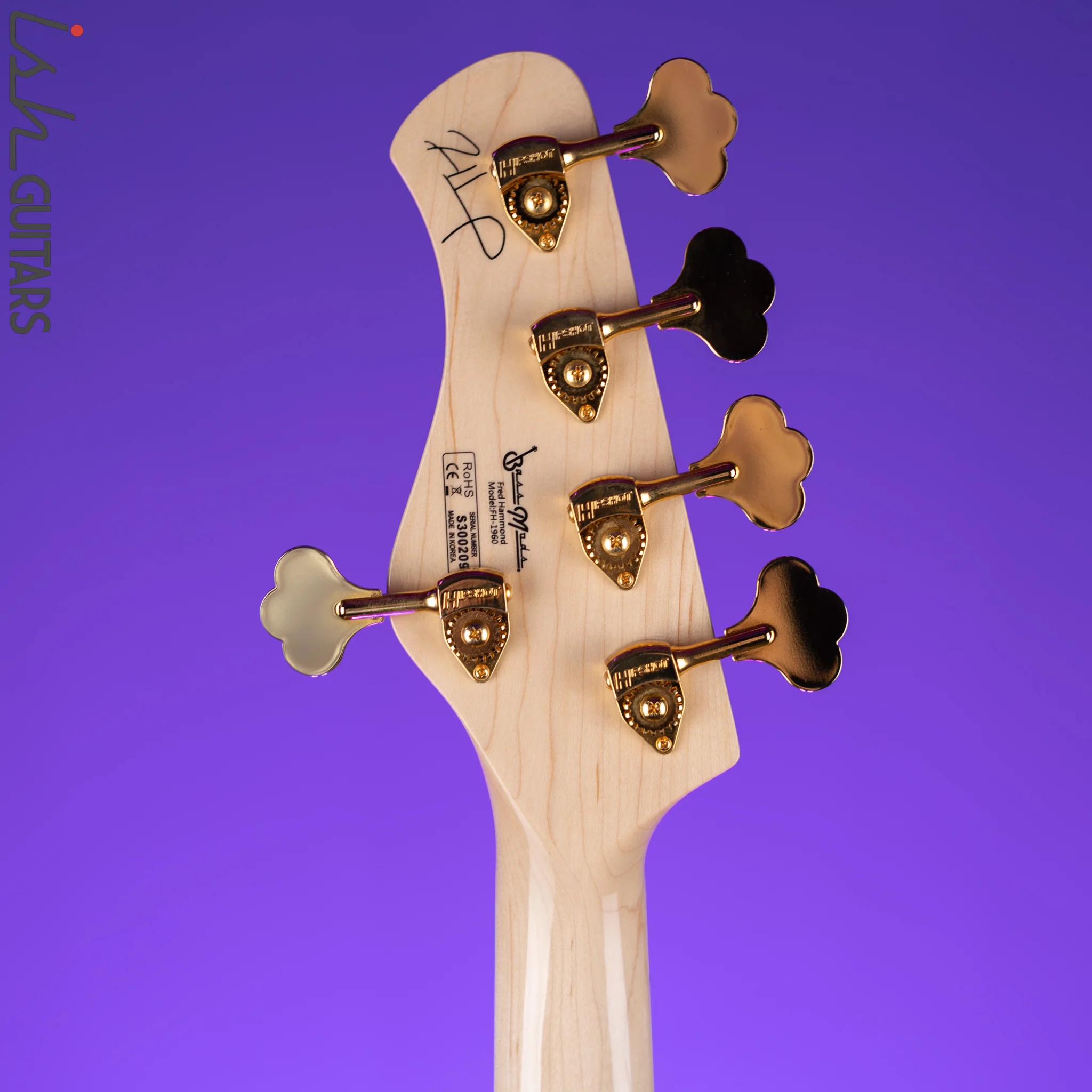 BassMods Fred Hammond FH-1960 Vintage Green Burst - Image 10