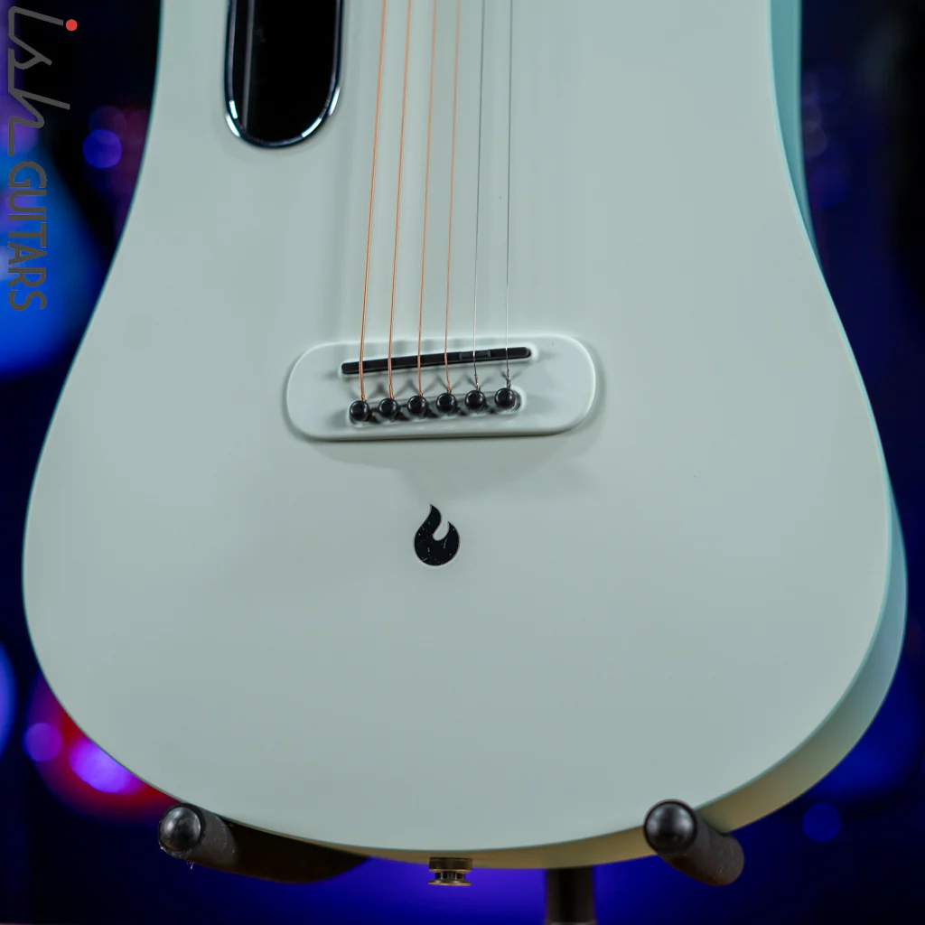 Lava Music Blue Lava Smart Acoustic Guitar Aqua/Mint Green w/ Airflow Bag - Image 4