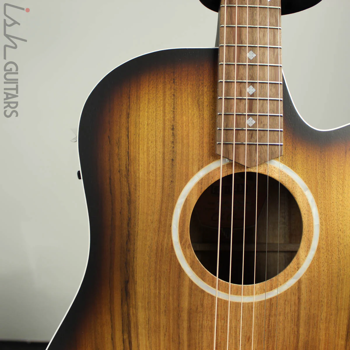 Cole Clark Fat Lady FL2EC-BLBL Sunburst Australian Blackwood - Image 4