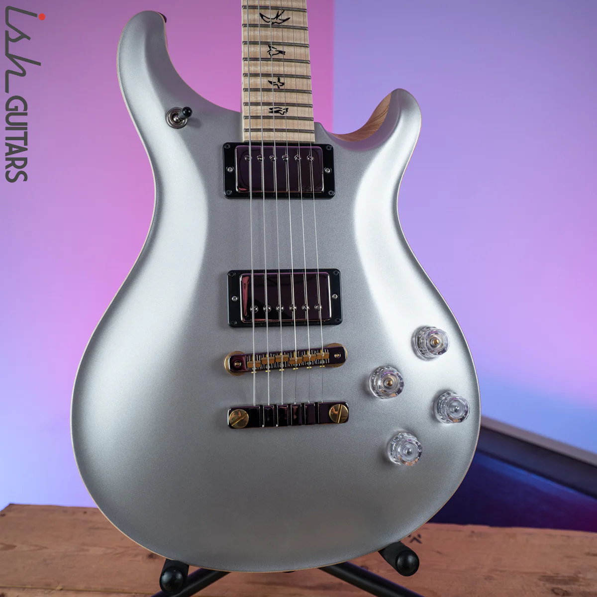 2020 PRS Paul Reed Smith McCarty 594 Wood Library Platinum Satin Ash Maple Neck
