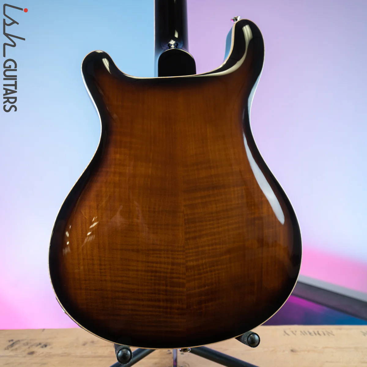 2020 PRS Paul Reed Smith SE Hollowbody II Piezo Black Gold Burst - Image 8