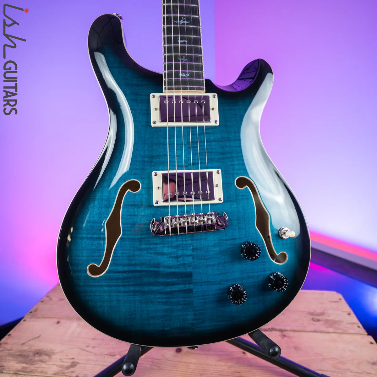 2020 PRS Paul Reed Smith SE Hollowbody II Piezo Peacock Blue