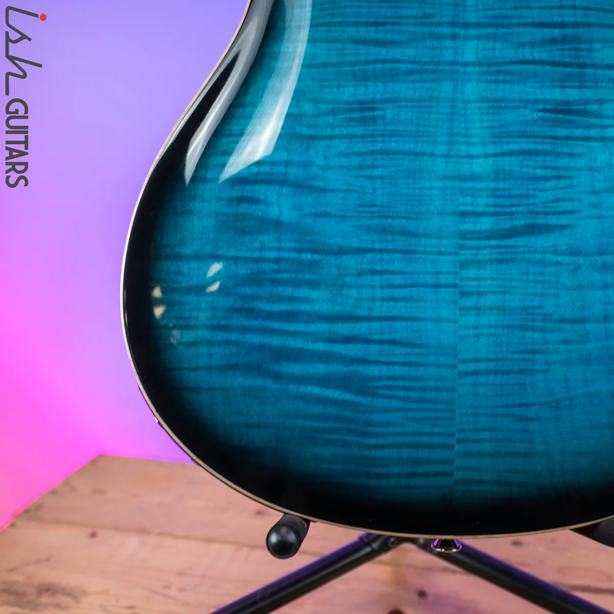 2020 PRS SE Hollowbody II Piezo Peacock Blue - Image 10