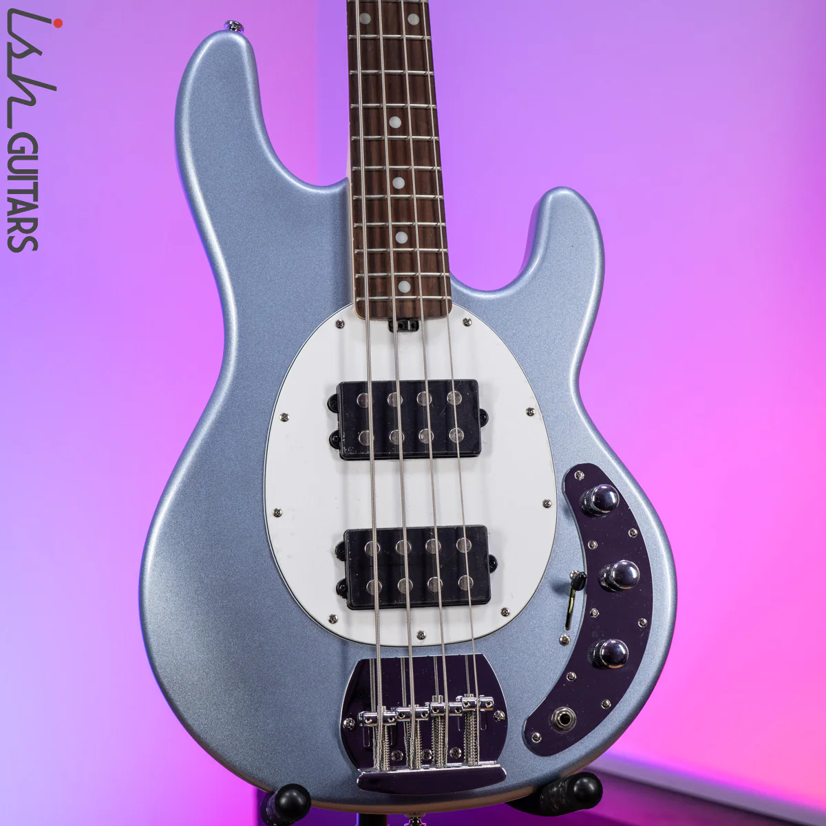 Sterling by Music Man StingRay HH Sub Series Lake Blue Metallic