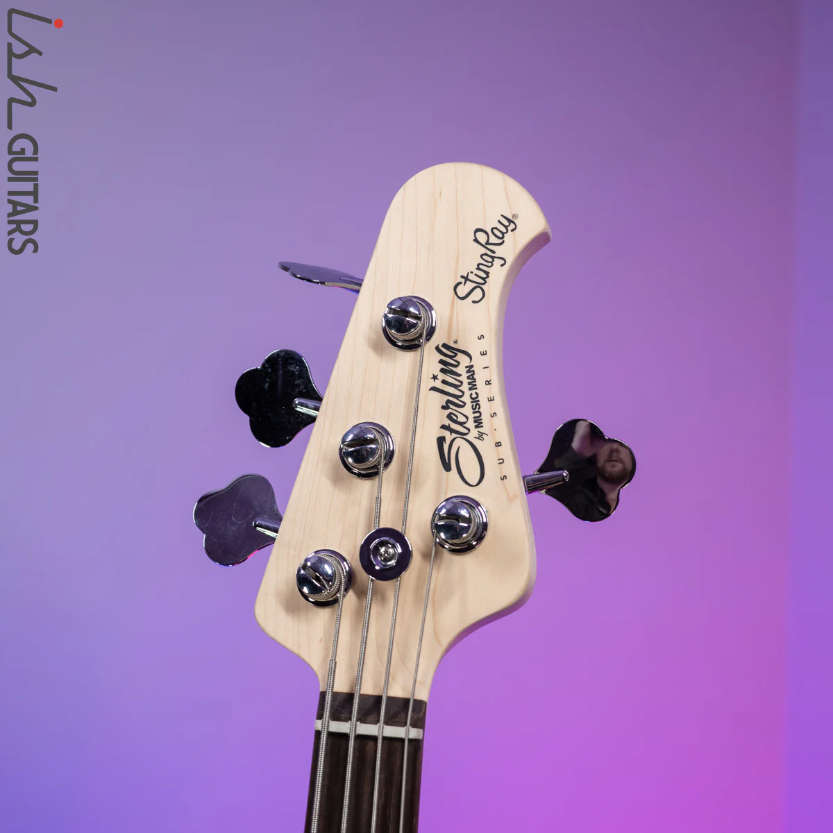 Sterling by Music Man StingRay HH Sub Series Lake Blue Metallic - Image 7